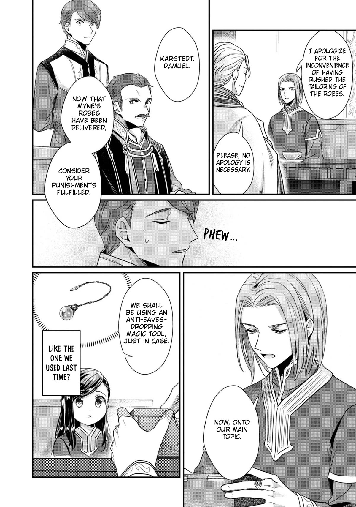 Ascendance of a Bookworm ~I'll Do Anything to Become a Librarian~ Part 2 「I'll Become a Shrine Maiden for Books!」 Chapter 42 page 13 - Chapter 42: The Knight Order's Punishment and My Future