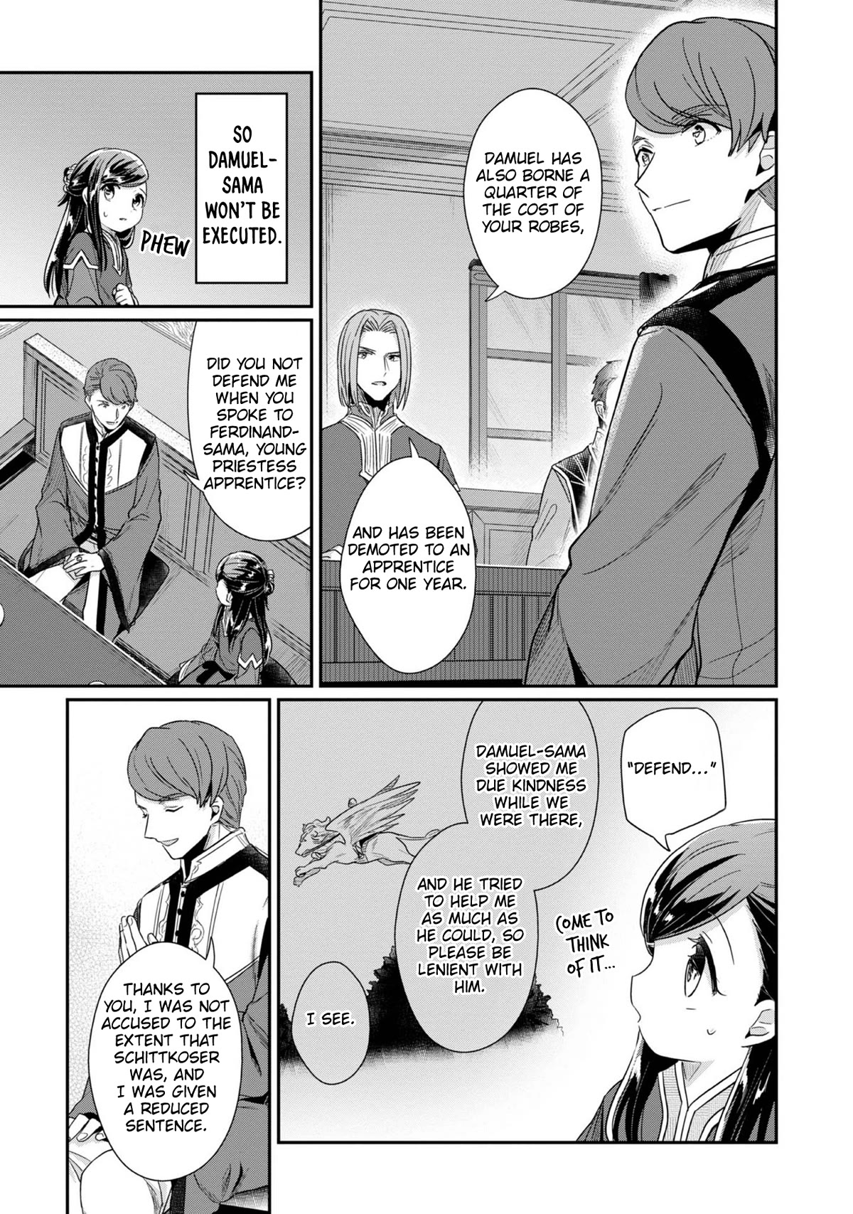 Ascendance of a Bookworm ~I'll Do Anything to Become a Librarian~ Part 2 「I'll Become a Shrine Maiden for Books!」 Chapter 42 page 28 - Chapter 42: The Knight Order's Punishment and My Future