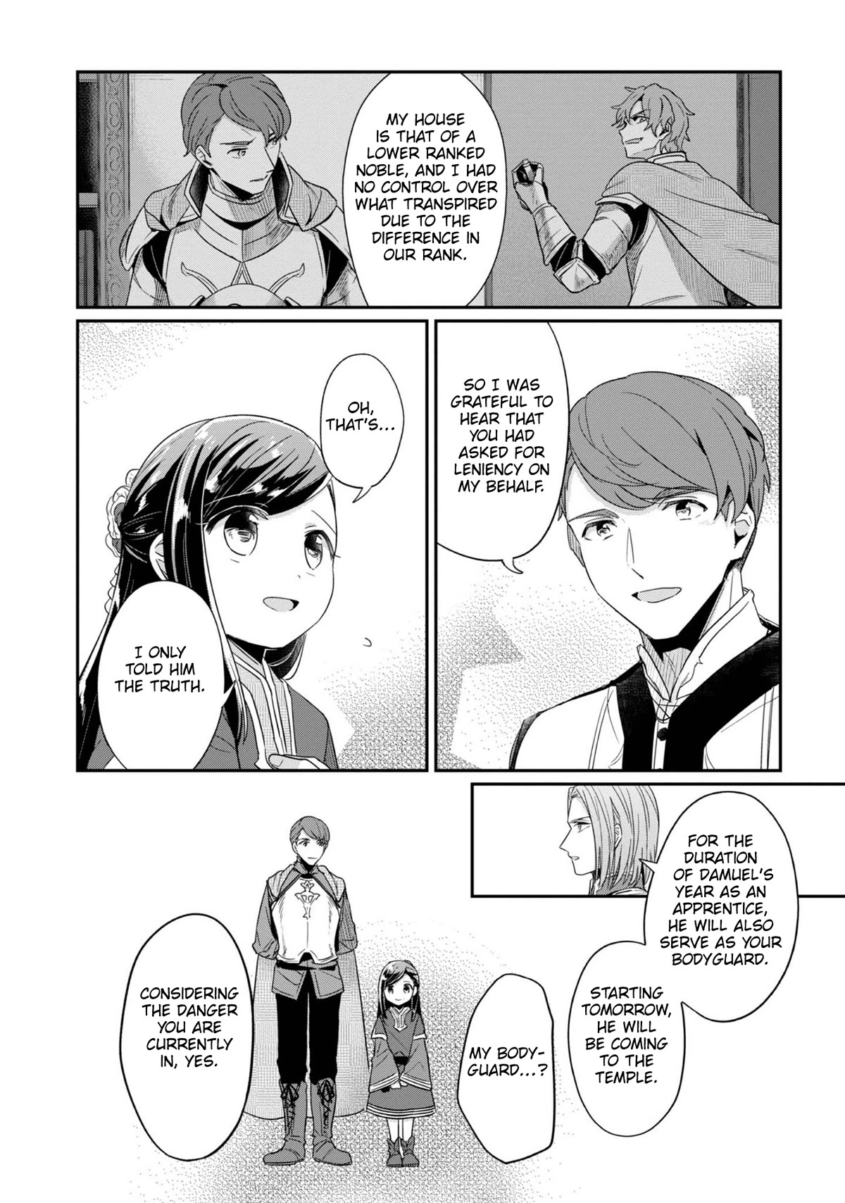 Ascendance of a Bookworm ~I'll Do Anything to Become a Librarian~ Part 2 「I'll Become a Shrine Maiden for Books!」 Chapter 42 page 29 - Chapter 42: The Knight Order's Punishment and My Future