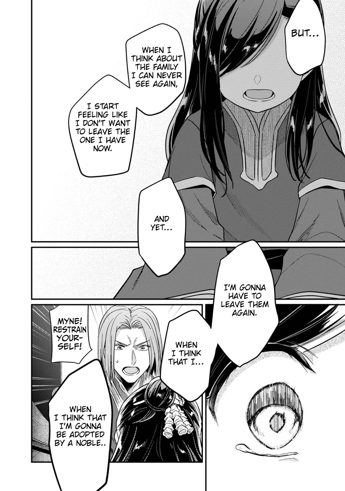 Ascendance of a Bookworm ~I'll Do Anything to Become a Librarian~ Part 2 「I'll Become a Shrine Maiden for Books!」 Chapter 42 page 39 - Chapter 42: The Knight Order's Punishment and My Future
