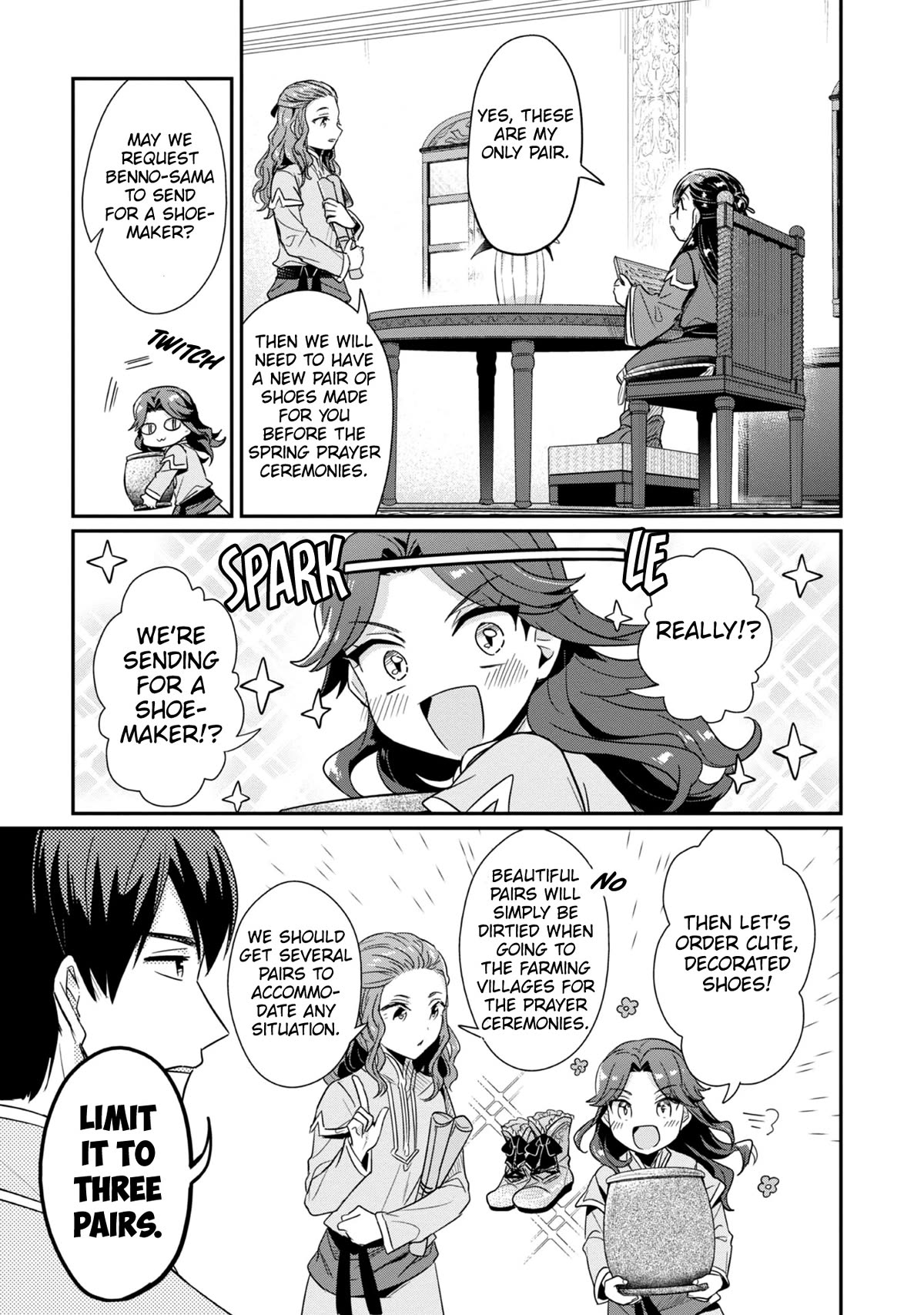 Ascendance of a Bookworm ~I'll Do Anything to Become a Librarian~ Part 2 「I'll Become a Shrine Maiden for Books!」 Chapter 44 page 6 - Chapter 44: Rosina's Coming-of-Age Ceremony