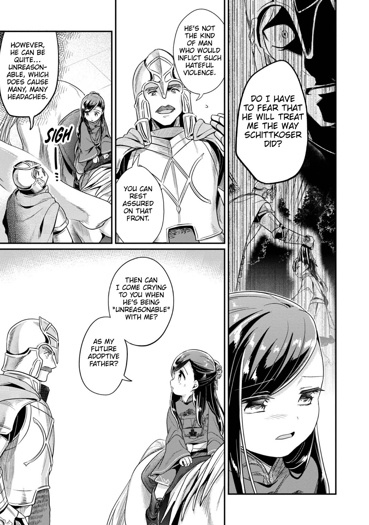 Ascendance of a Bookworm ~I'll Do Anything to Become a Librarian~ Part 2 「I'll Become a Shrine Maiden for Books!」 Chapter 46 page 17 - Chapter 46: The Prayer Ceremony