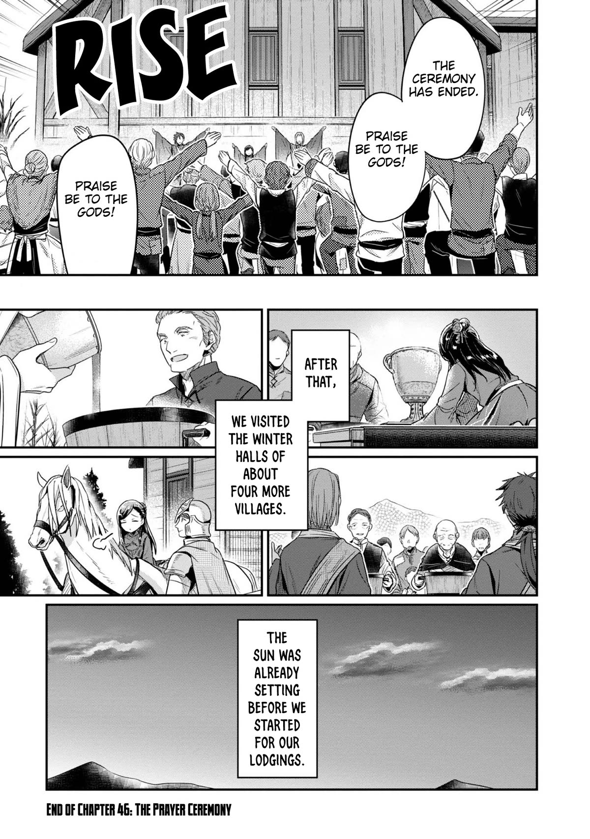 Ascendance of a Bookworm ~I'll Do Anything to Become a Librarian~ Part 2 「I'll Become a Shrine Maiden for Books!」 Chapter 46 page 28 - Chapter 46: The Prayer Ceremony