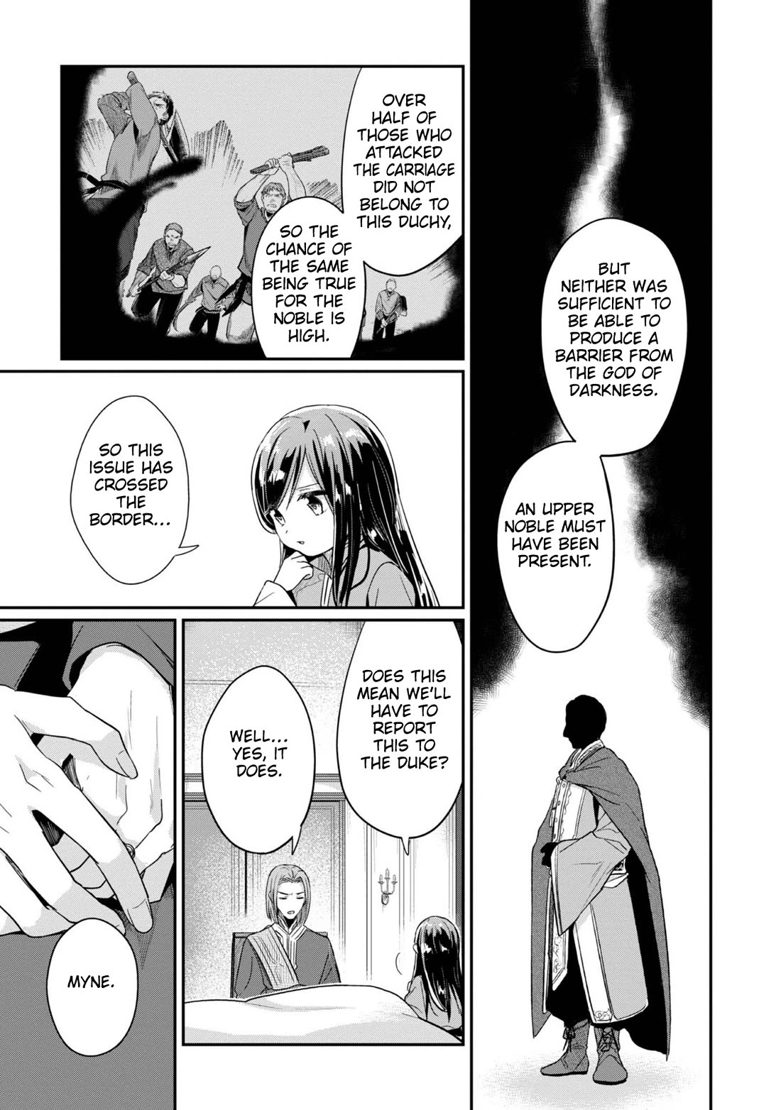 Ascendance of a Bookworm ~I'll Do Anything to Become a Librarian~ Part 2 「I'll Become a Shrine Maiden for Books!」 Chapter 48 page 25 - Chapter 48: After the Raid
