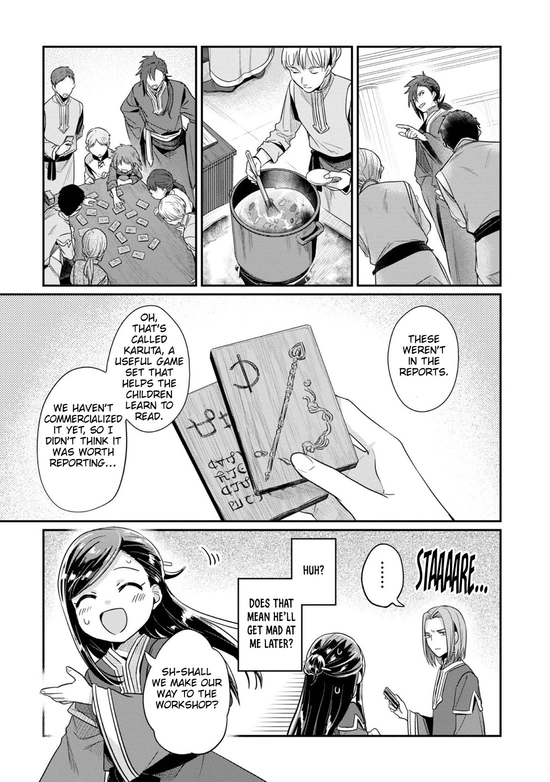 Ascendance of a Bookworm ~I'll Do Anything to Become a Librarian~ Part 2 「I'll Become a Shrine Maiden for Books!」 Chapter 49 page 12 - Chapter 49: A Tour of the Orphanage and Workshop