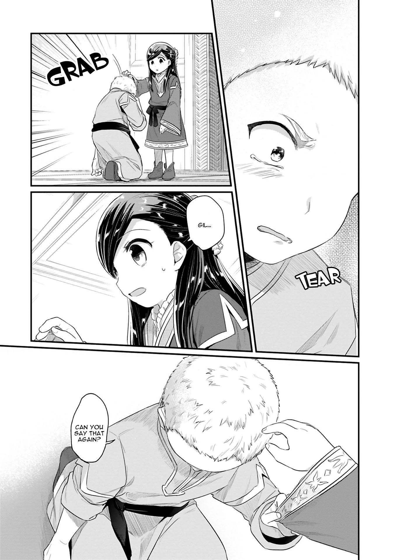 Ascendance of a Bookworm ~I'll Do Anything to Become a Librarian~ Part 2 「I'll Become a Shrine Maiden for Books!」 Chapter 5 page 21 - Chapter 5: Gil's Work