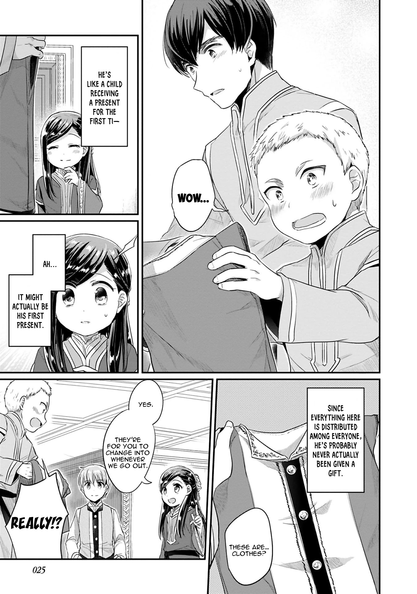 Ascendance of a Bookworm ~I'll Do Anything to Become a Librarian~ Part 2 「I'll Become a Shrine Maiden for Books!」 Chapter 5 page 27 - Chapter 5: Gil's Work