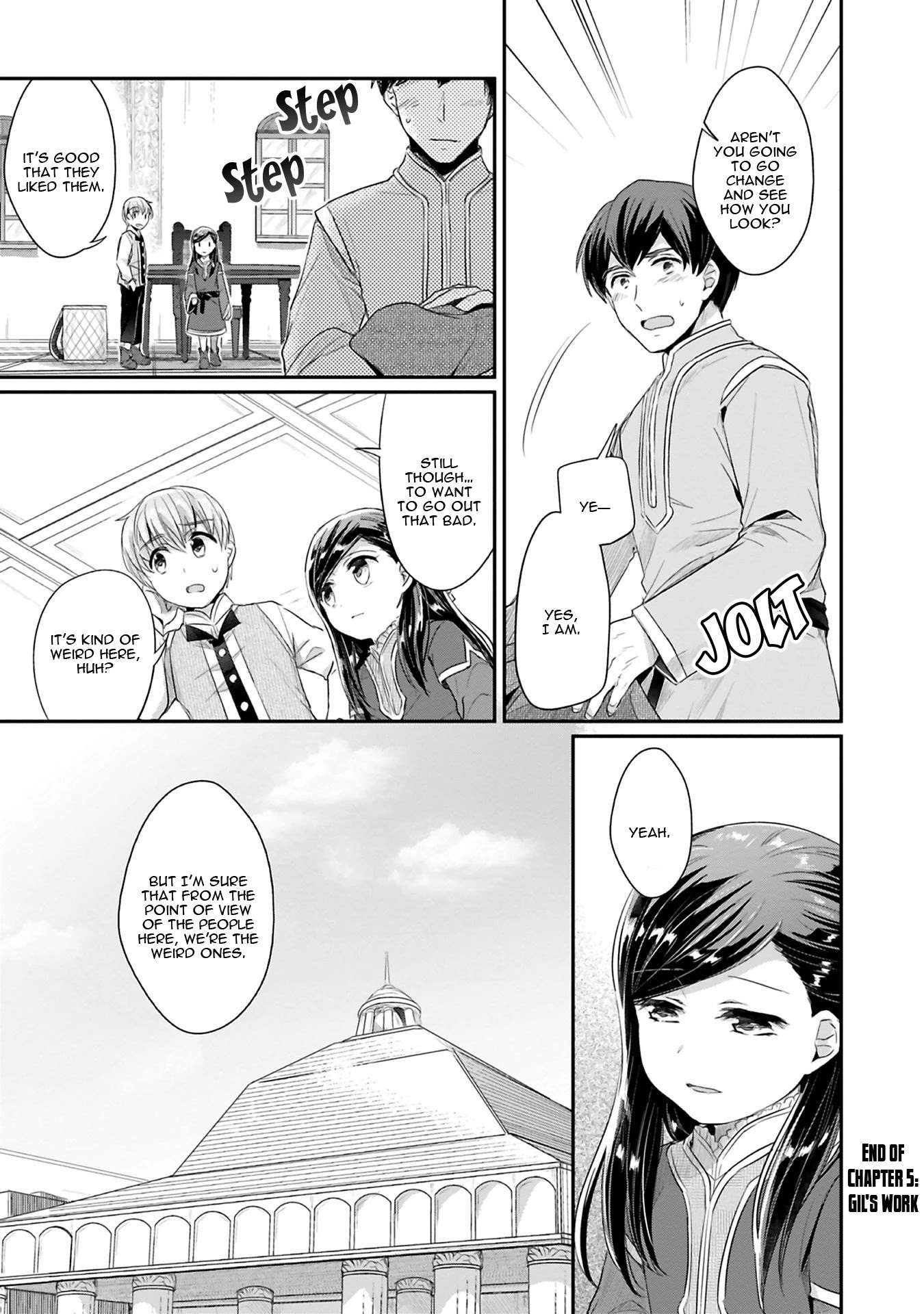 Ascendance of a Bookworm ~I'll Do Anything to Become a Librarian~ Part 2 「I'll Become a Shrine Maiden for Books!」 Chapter 5 page 29 - Chapter 5: Gil's Work