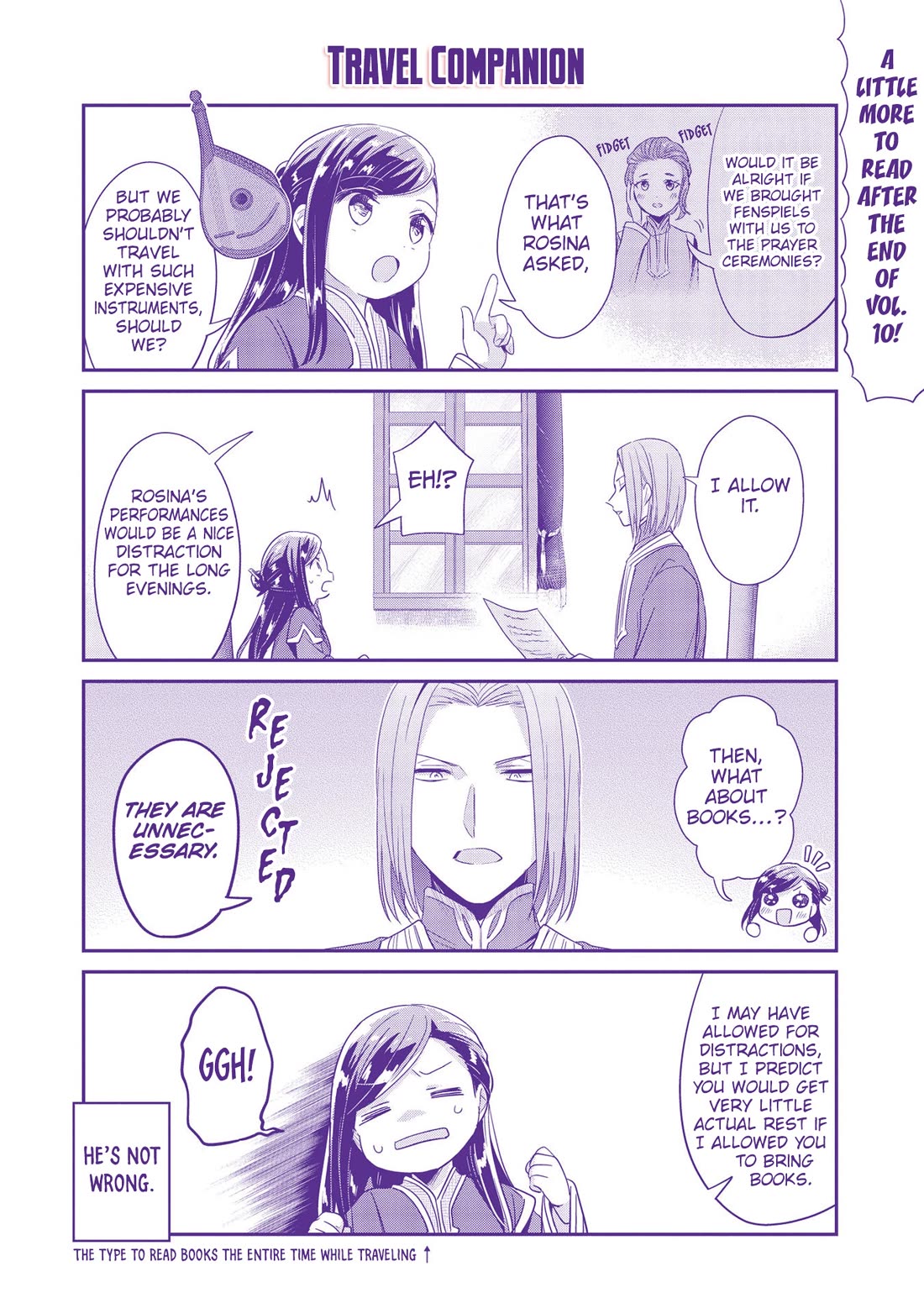 Ascendance of a Bookworm ~I'll Do Anything to Become a Librarian~ Part 2 「I'll Become a Shrine Maiden for Books!」 Chapter 50.5 page 10 - Chapter 50.5: An After-Meal Meeting