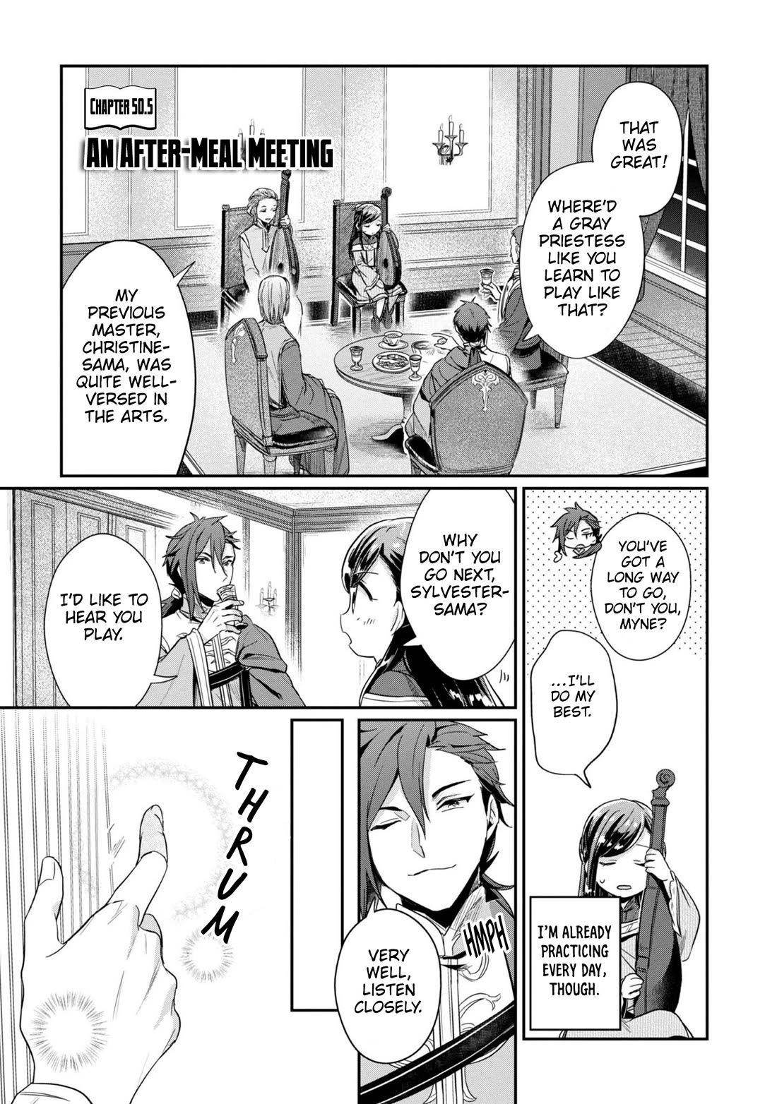 Ascendance of a Bookworm ~I'll Do Anything to Become a Librarian~ Part 2 「I'll Become a Shrine Maiden for Books!」 Chapter 50.5 page 2 - Chapter 50.5: An After-Meal Meeting