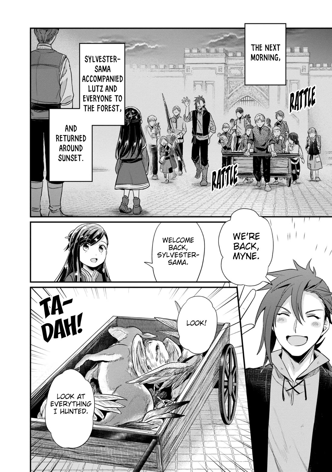 Ascendance of a Bookworm ~I'll Do Anything to Become a Librarian~ Part 2 「I'll Become a Shrine Maiden for Books!」 Chapter 50 page 4 - Chapter 50: Blue Priest's Present