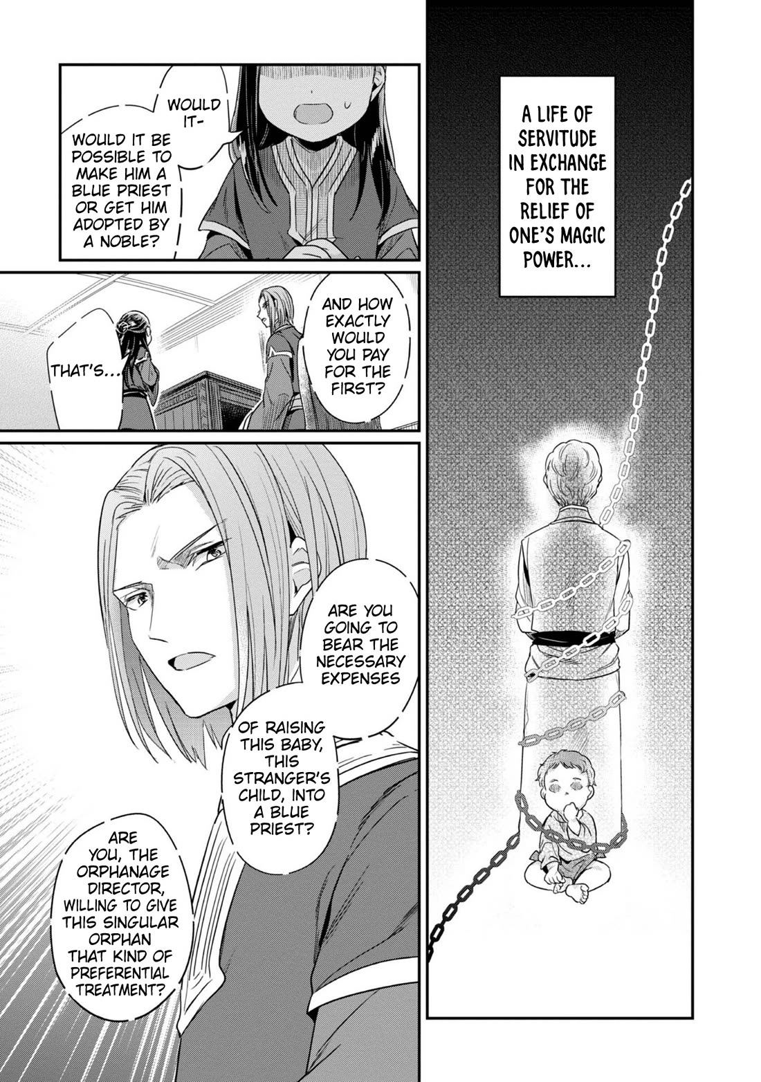 Ascendance of a Bookworm ~I'll Do Anything to Become a Librarian~ Part 2 「I'll Become a Shrine Maiden for Books!」 Chapter 52 page 30 - Chapter 52: An Abandoned Child at the Temple