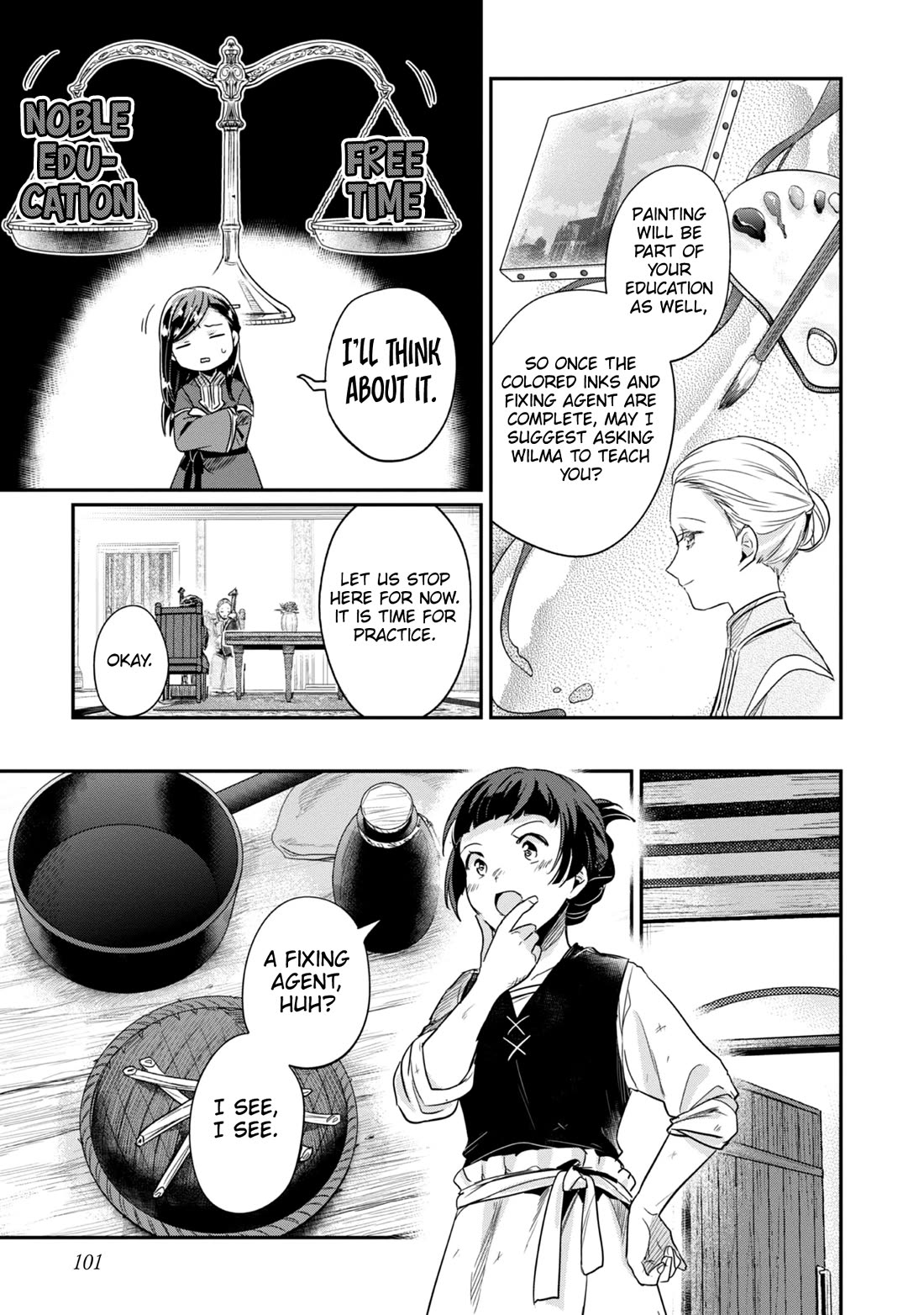 Ascendance of a Bookworm ~I'll Do Anything to Become a Librarian~ Part 2 「I'll Become a Shrine Maiden for Books!」 Chapter 54 page 12 - Chapter 54: Trial and Error