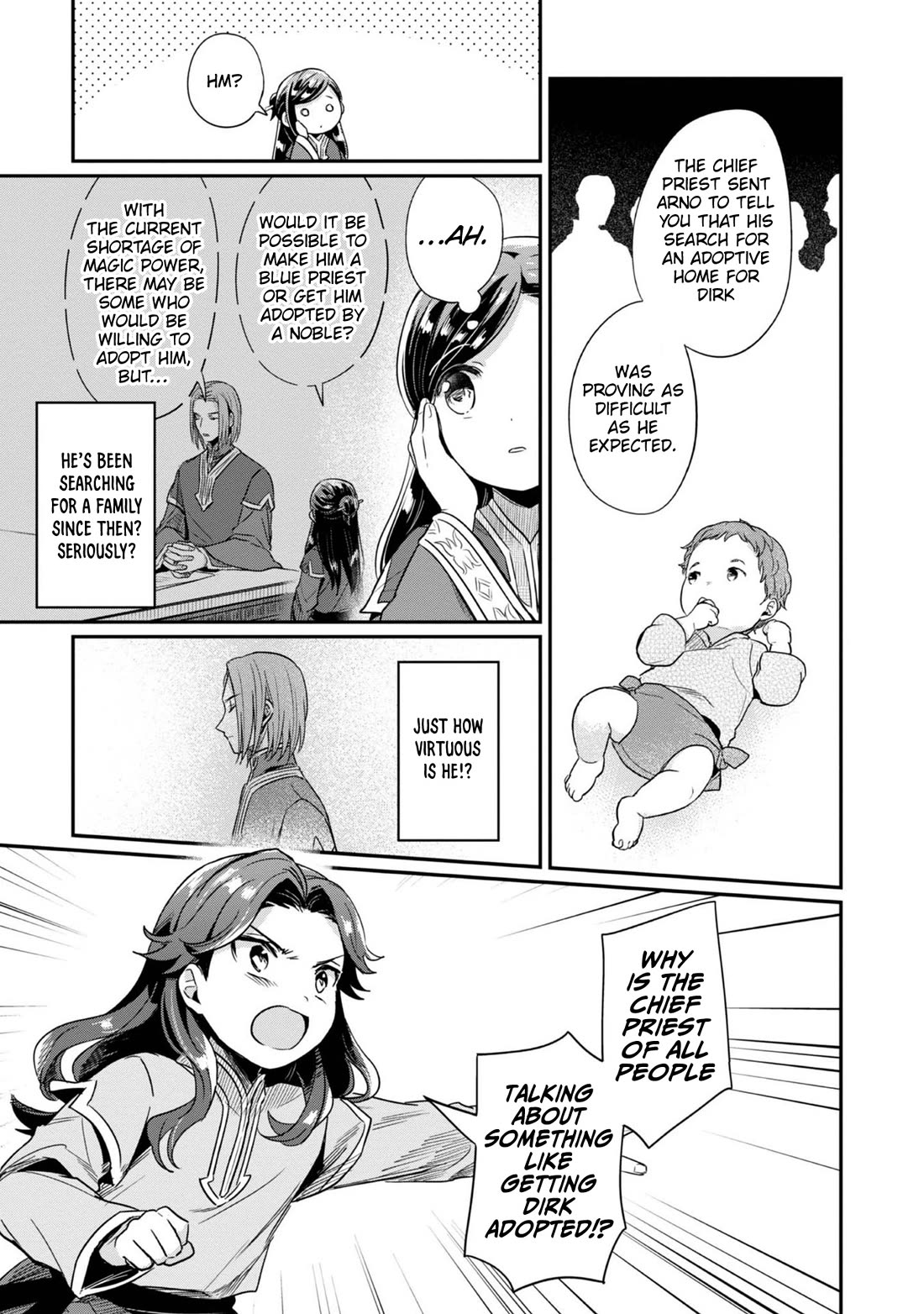 Ascendance of a Bookworm ~I'll Do Anything to Become a Librarian~ Part 2 「I'll Become a Shrine Maiden for Books!」 Chapter 55 page 14 - Chapter 55: Delia and Dirk
