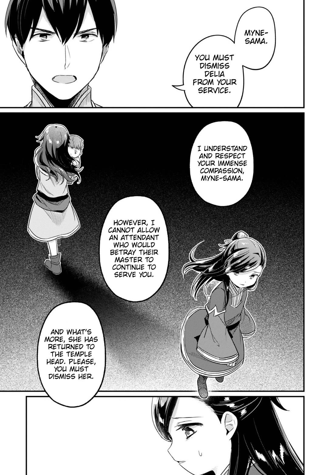 Ascendance of a Bookworm ~I'll Do Anything to Become a Librarian~ Part 2 「I'll Become a Shrine Maiden for Books!」 Chapter 56 page 28 - Chapter 56: The two who are gone