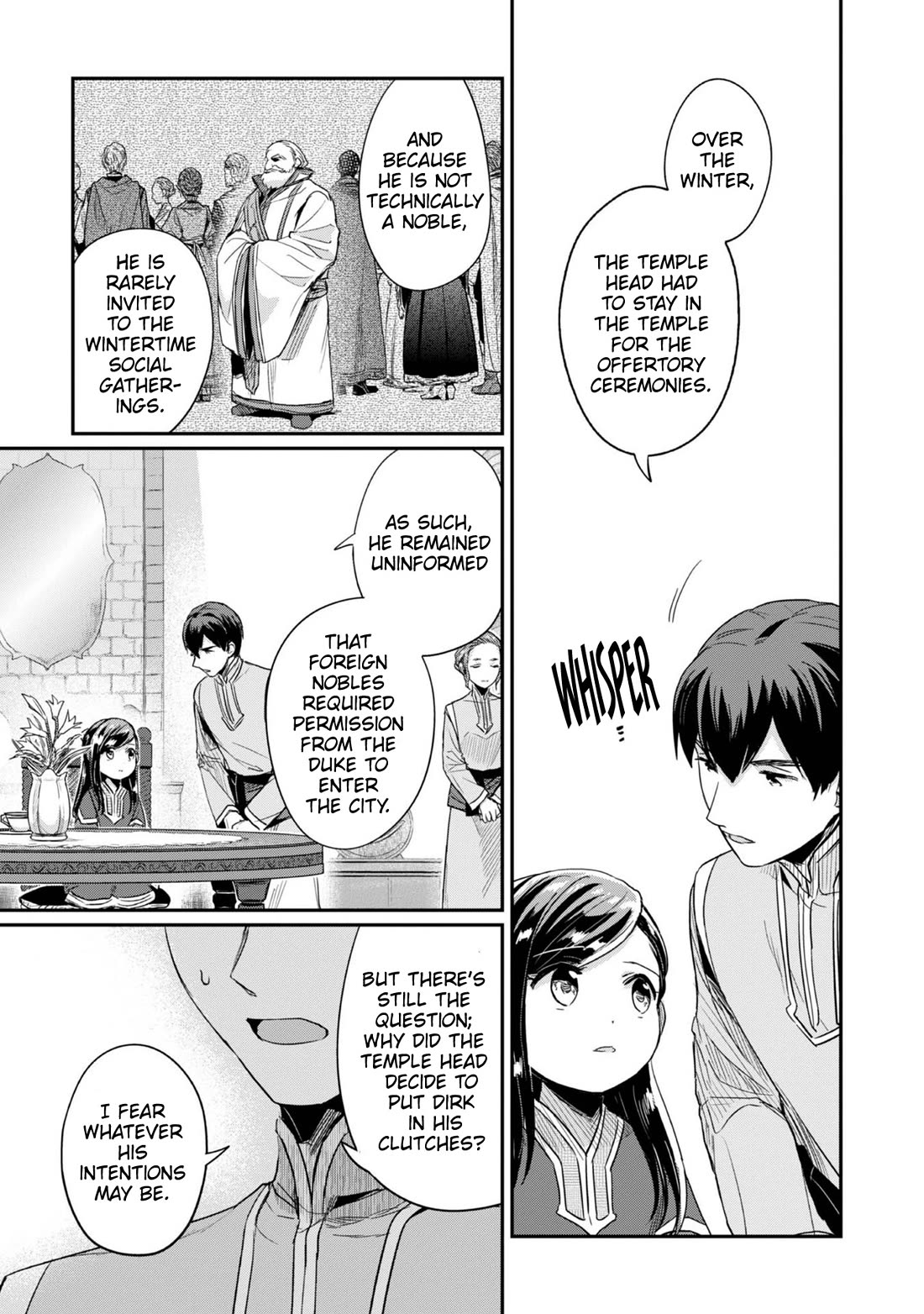 Ascendance of a Bookworm ~I'll Do Anything to Become a Librarian~ Part 2 「I'll Become a Shrine Maiden for Books!」 Chapter 57 page 10 - Chapter 57: The Attendant's Dismissal