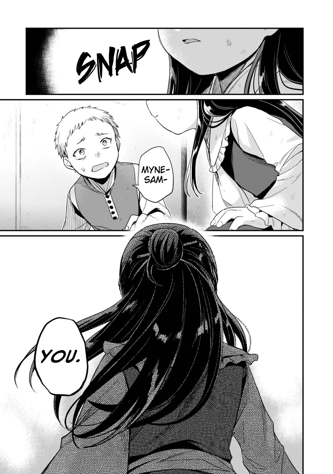 Ascendance of a Bookworm ~I'll Do Anything to Become a Librarian~ Part 2 「I'll Become a Shrine Maiden for Books!」 Chapter 57 page 29 - Chapter 57: The Attendant's Dismissal