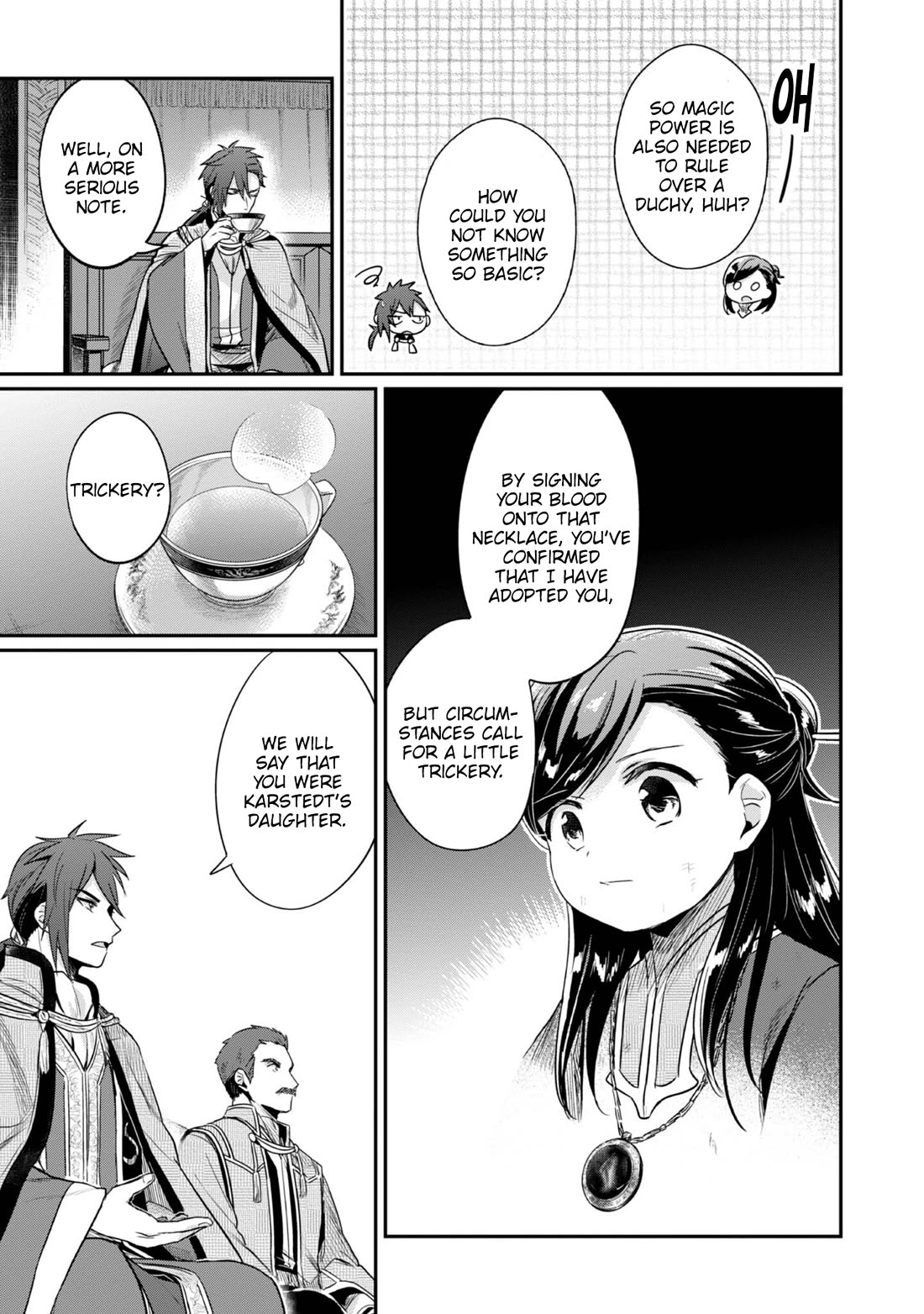 Ascendance of a Bookworm ~I'll Do Anything to Become a Librarian~ Part 2 「I'll Become a Shrine Maiden for Books!」 Chapter 62 page 16 - Chapter 62: My future self