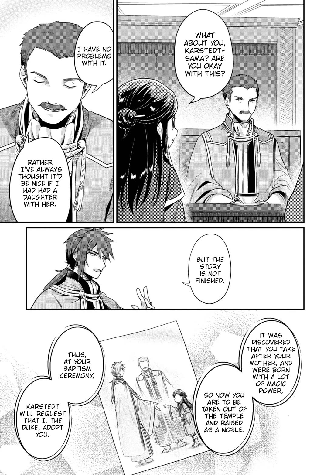 Ascendance of a Bookworm ~I'll Do Anything to Become a Librarian~ Part 2 「I'll Become a Shrine Maiden for Books!」 Chapter 62 page 20 - Chapter 62: My future self