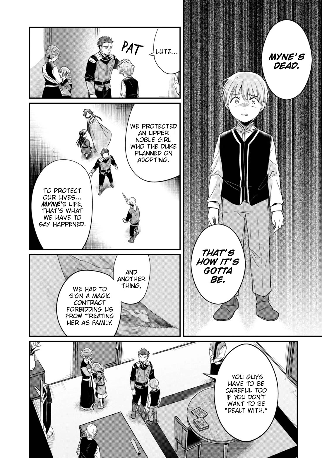 Ascendance of a Bookworm ~I'll Do Anything to Become a Librarian~ Part 2 「I'll Become a Shrine Maiden for Books!」 Chapter 64.5 page 11 - Chapter 64.5: Idle Talk: Goodbye, Myne