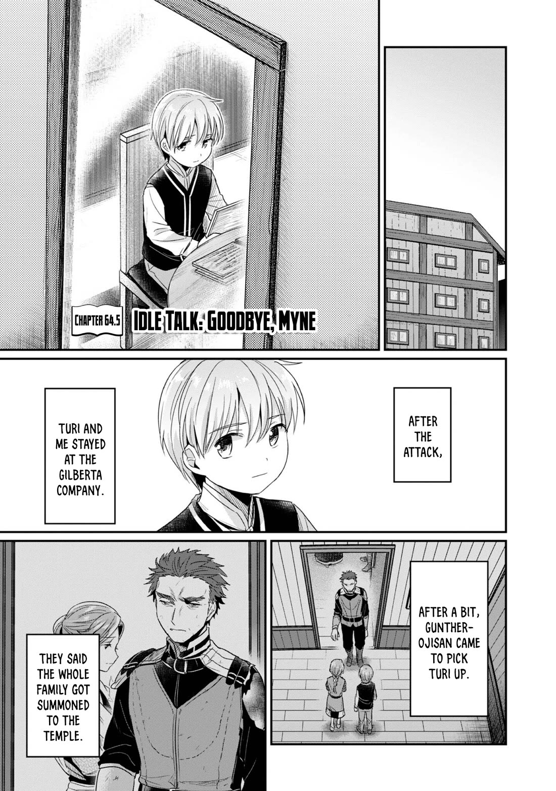 Ascendance of a Bookworm ~I'll Do Anything to Become a Librarian~ Part 2 「I'll Become a Shrine Maiden for Books!」 Chapter 64.5 page 2 - Chapter 64.5: Idle Talk: Goodbye, Myne
