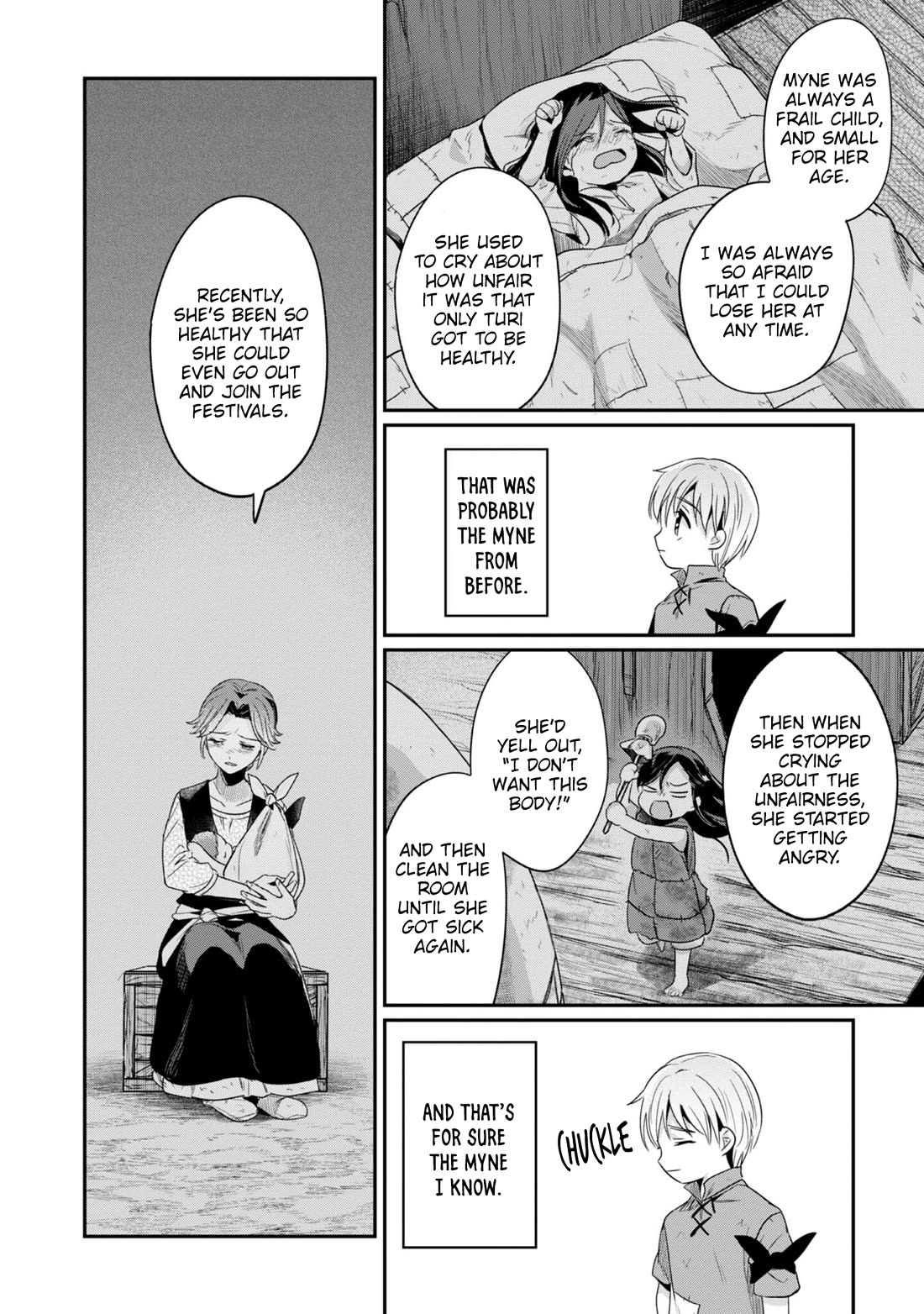 Ascendance of a Bookworm ~I'll Do Anything to Become a Librarian~ Part 2 「I'll Become a Shrine Maiden for Books!」 Chapter 64.5 page 23 - Chapter 64.5: Idle Talk: Goodbye, Myne