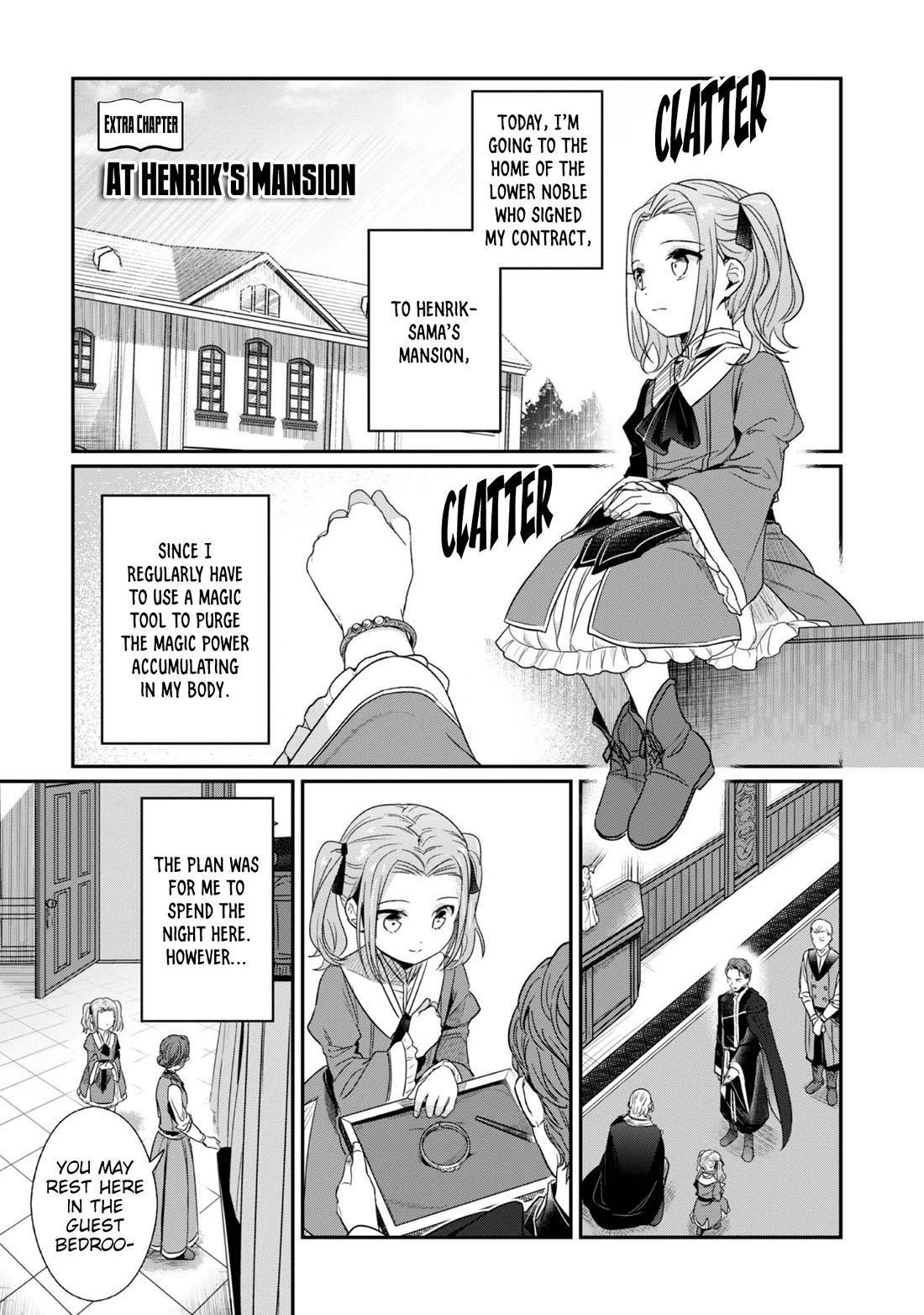Ascendance of a Bookworm ~I'll Do Anything to Become a Librarian~ Part 2 「I'll Become a Shrine Maiden for Books!」 Chapter 64.6 page 2 - Chapter 64.6: At Henrik's Mansion [END]