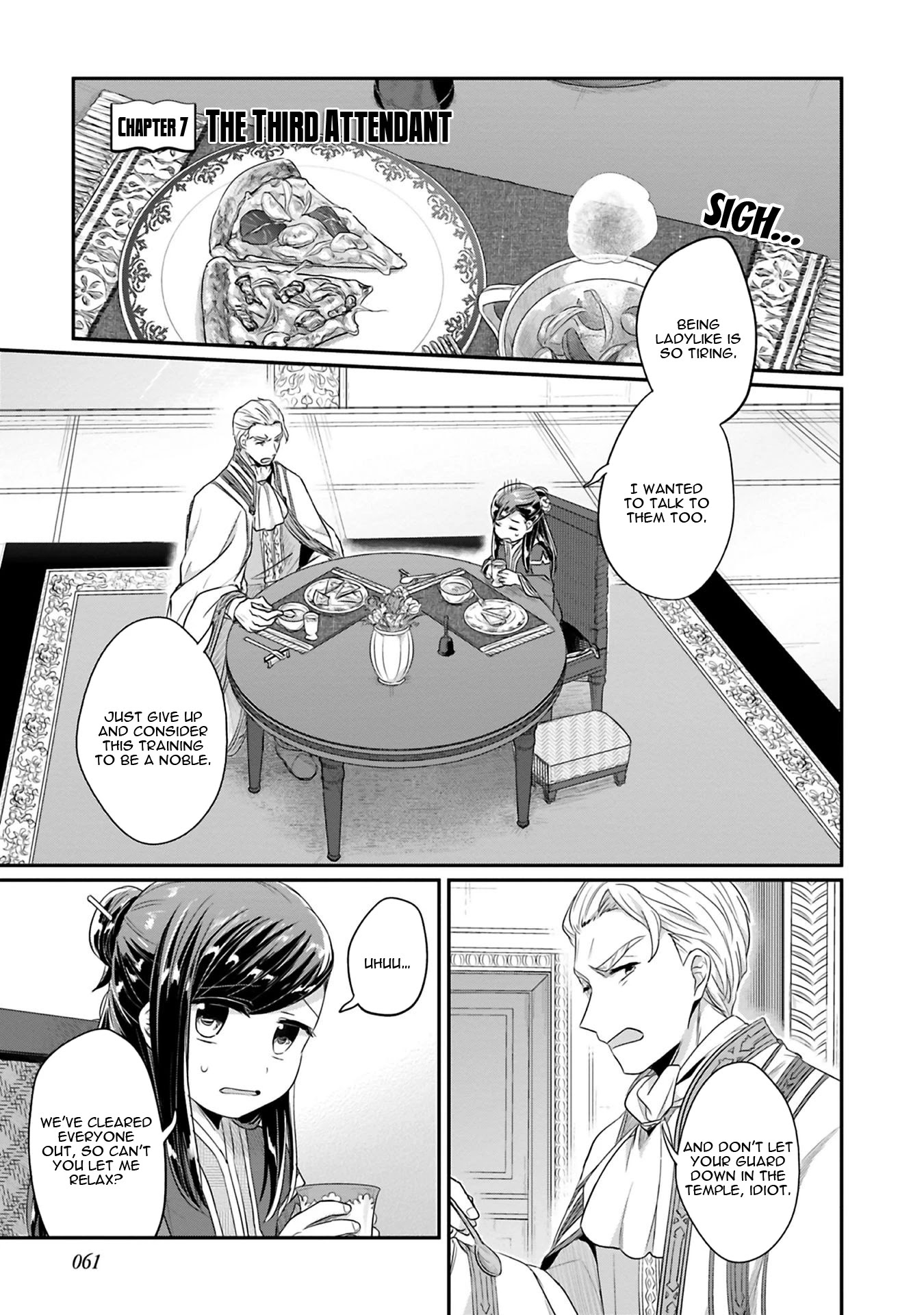 Ascendance of a Bookworm ~I'll Do Anything to Become a Librarian~ Part 2 「I'll Become a Shrine Maiden for Books!」 Chapter 7 page 2 - Chapter 7: The Third Attendant