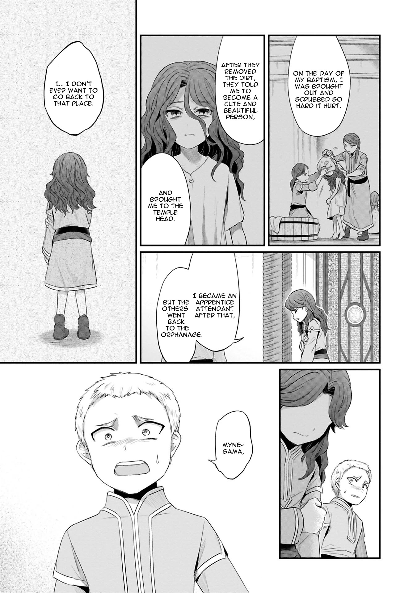 Ascendance of a Bookworm ~I'll Do Anything to Become a Librarian~ Part 2 「I'll Become a Shrine Maiden for Books!」 Chapter 8 page 18 - Chapter 8: The Reality of the Orphanage
