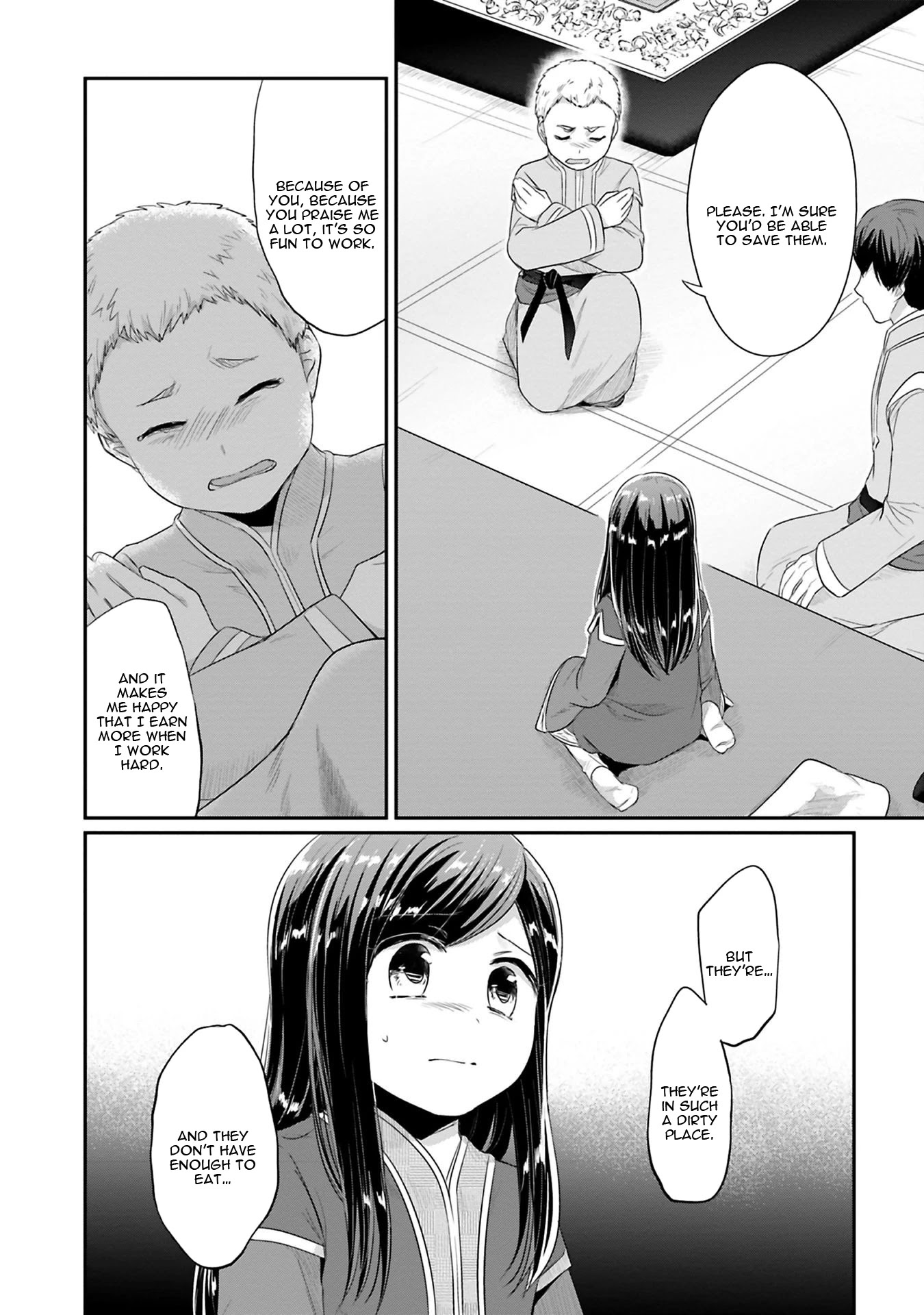 Ascendance of a Bookworm ~I'll Do Anything to Become a Librarian~ Part 2 「I'll Become a Shrine Maiden for Books!」 Chapter 8 page 21 - Chapter 8: The Reality of the Orphanage