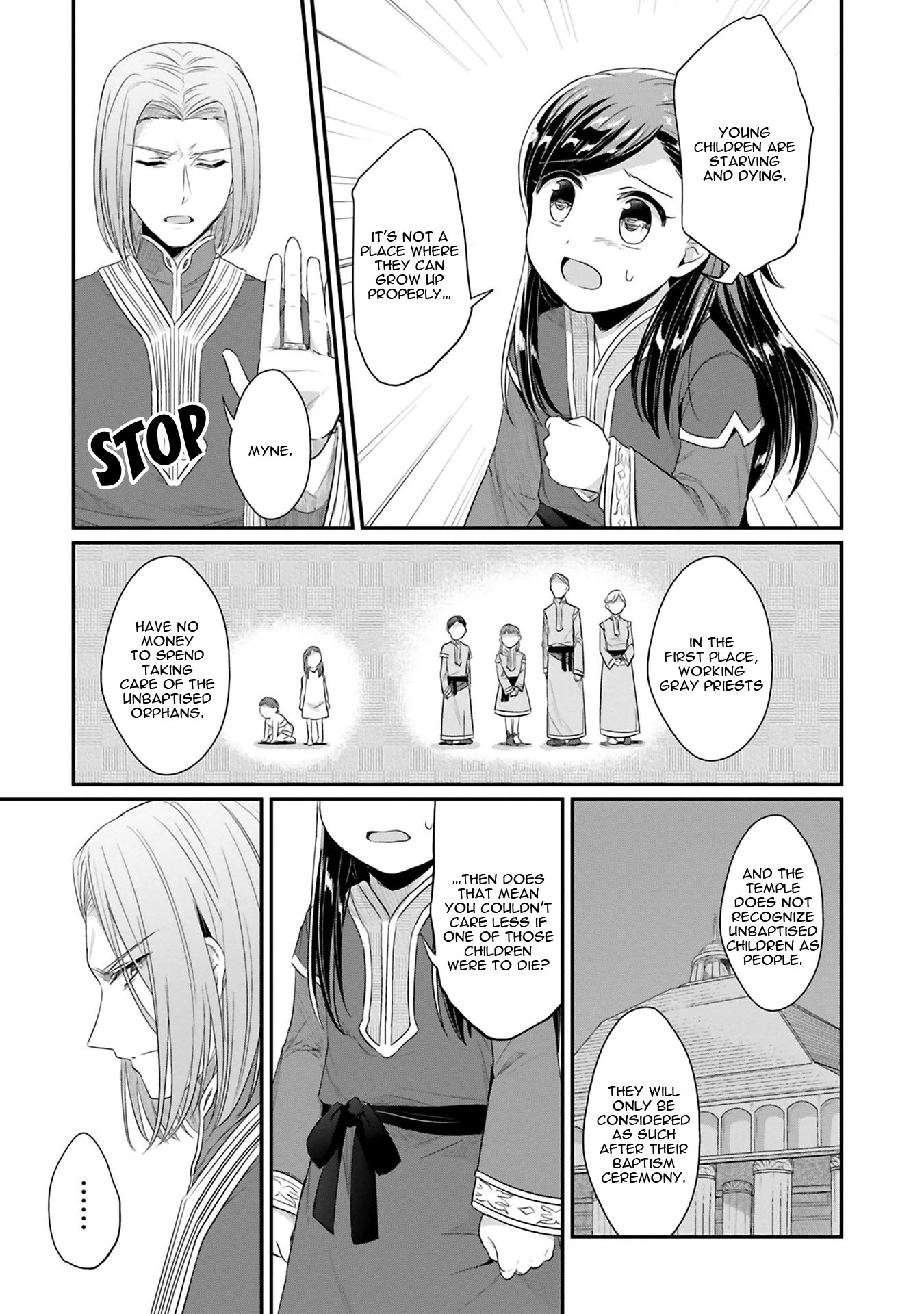 Ascendance of a Bookworm ~I'll Do Anything to Become a Librarian~ Part 2 「I'll Become a Shrine Maiden for Books!」 Chapter 8 page 24 - Chapter 8: The Reality of the Orphanage