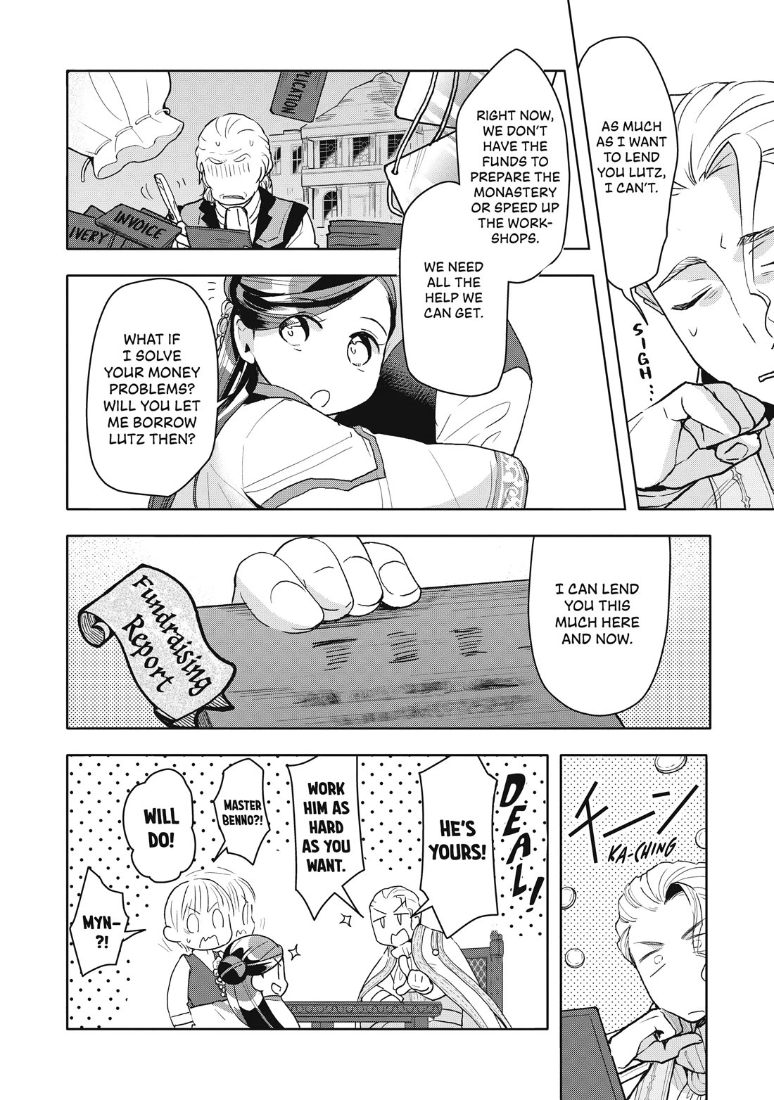 Ascendance of a Bookworm ~I'll do anything to become a librarian~ Part 3 「Let's Spread the Book to the Territory!」 Chapter 13 page 12 - Chapter 13: The Path to Wax Stencils
