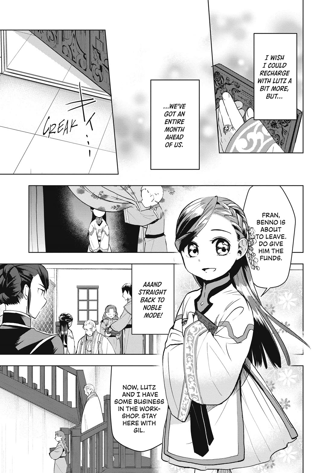 Ascendance of a Bookworm ~I'll do anything to become a librarian~ Part 3 「Let's Spread the Book to the Territory!」 Chapter 13 page 17 - Chapter 13: The Path to Wax Stencils