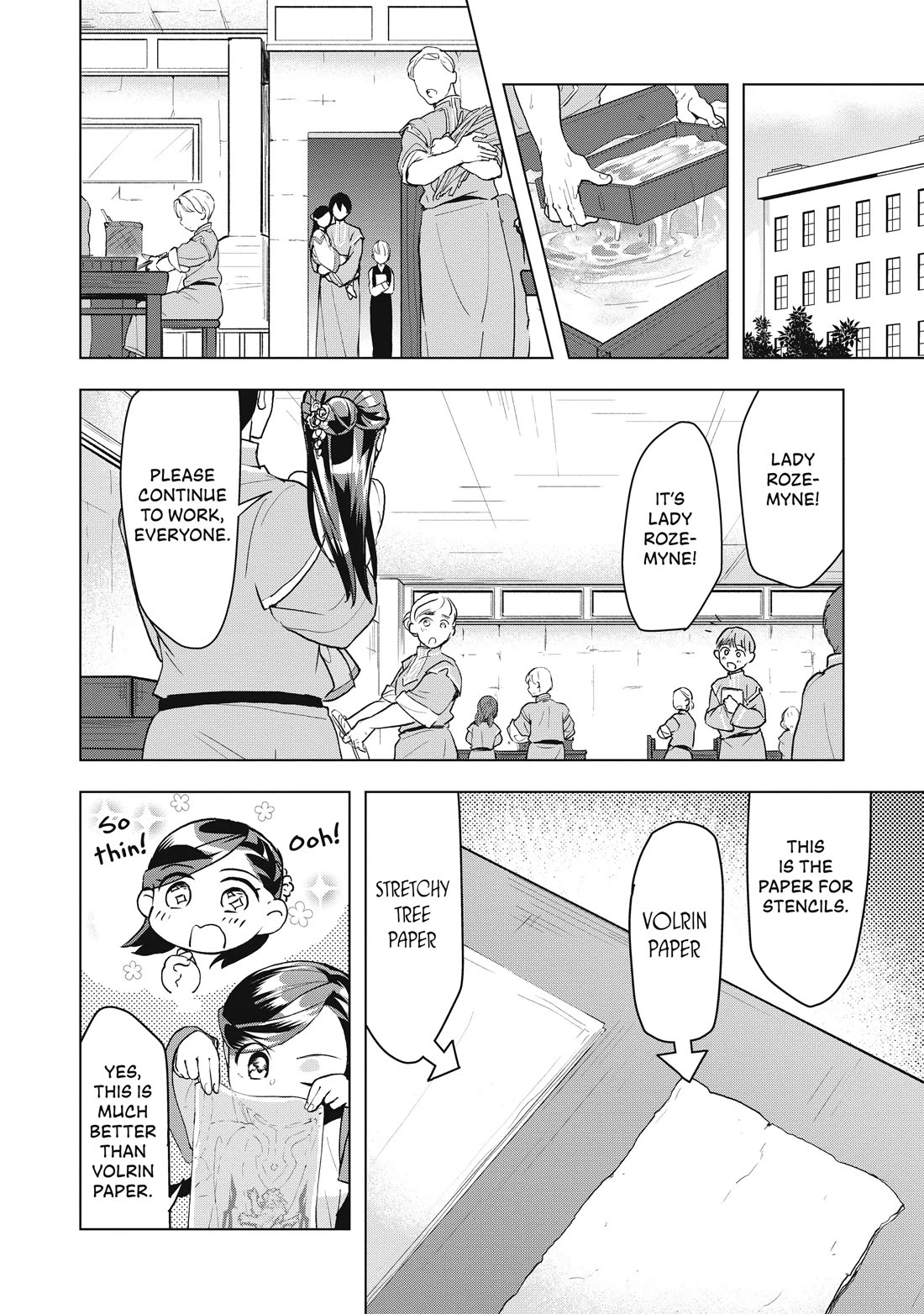 Ascendance of a Bookworm ~I'll do anything to become a librarian~ Part 3 「Let's Spread the Book to the Territory!」 Chapter 13 page 26 - Chapter 13: The Path to Wax Stencils