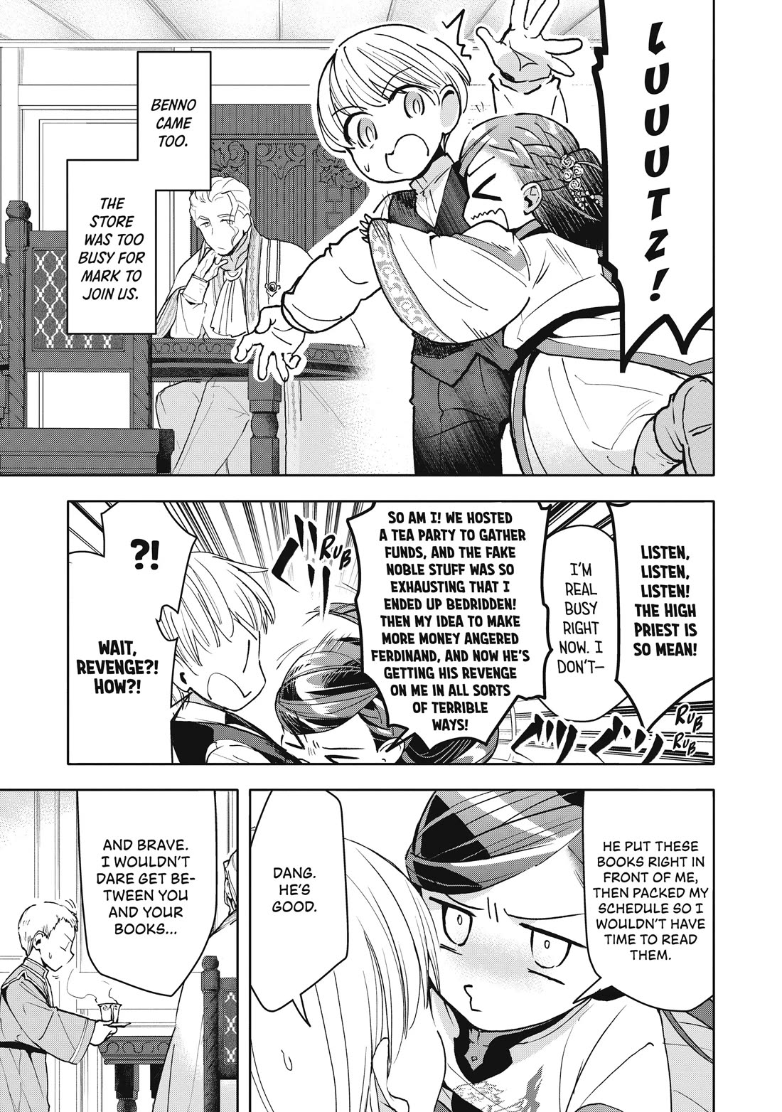 Ascendance of a Bookworm ~I'll do anything to become a librarian~ Part 3 「Let's Spread the Book to the Territory!」 Chapter 13 page 9 - Chapter 13: The Path to Wax Stencils