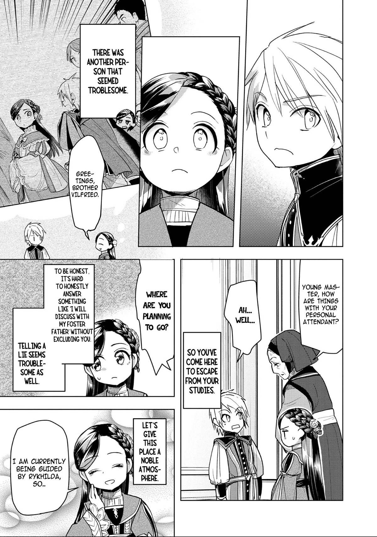 Ascendance of a Bookworm ~I'll do anything to become a librarian~ Part 3 「Let's Spread the Book to the Territory!」 Chapter 27 page 25 - Chapter 27: New Meeting Agenda