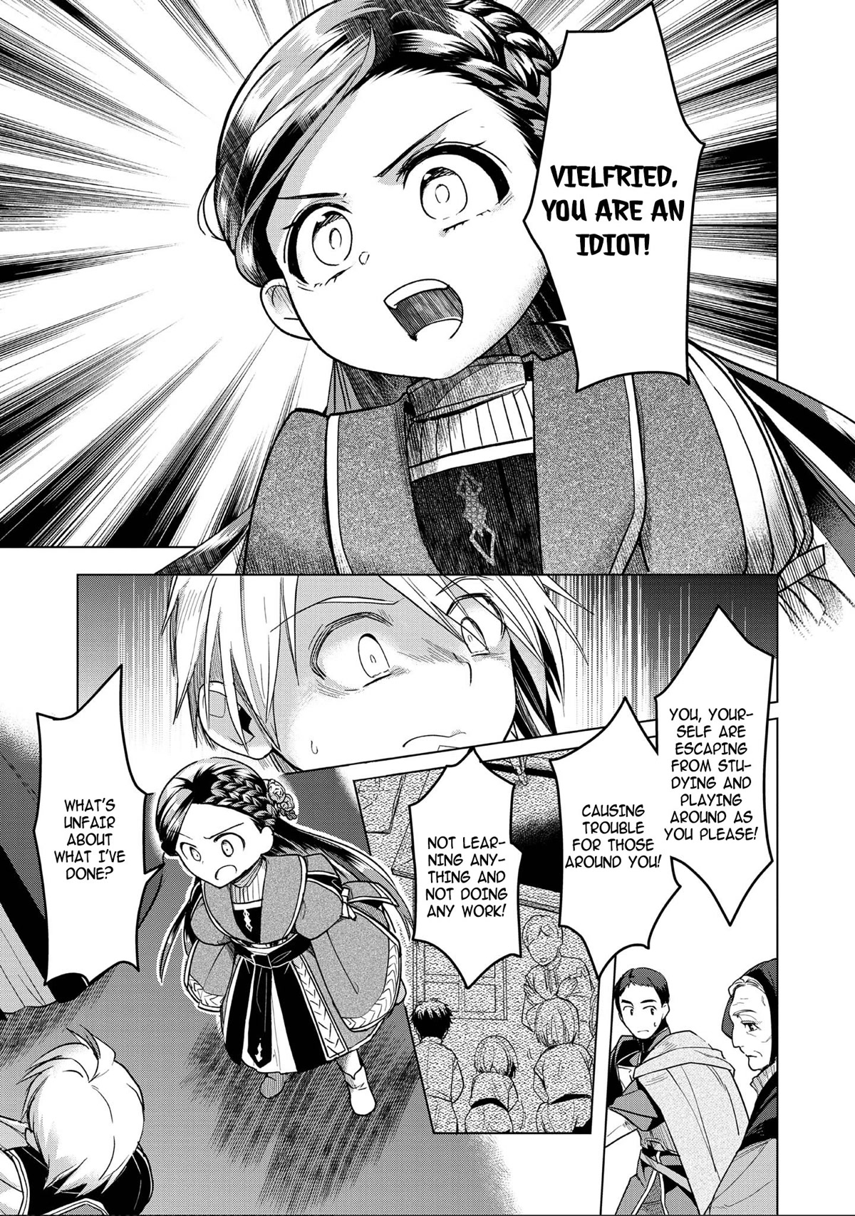 Ascendance of a Bookworm ~I'll do anything to become a librarian~ Part 3 「Let's Spread the Book to the Territory!」 Chapter 27 page 27 - Chapter 27: New Meeting Agenda