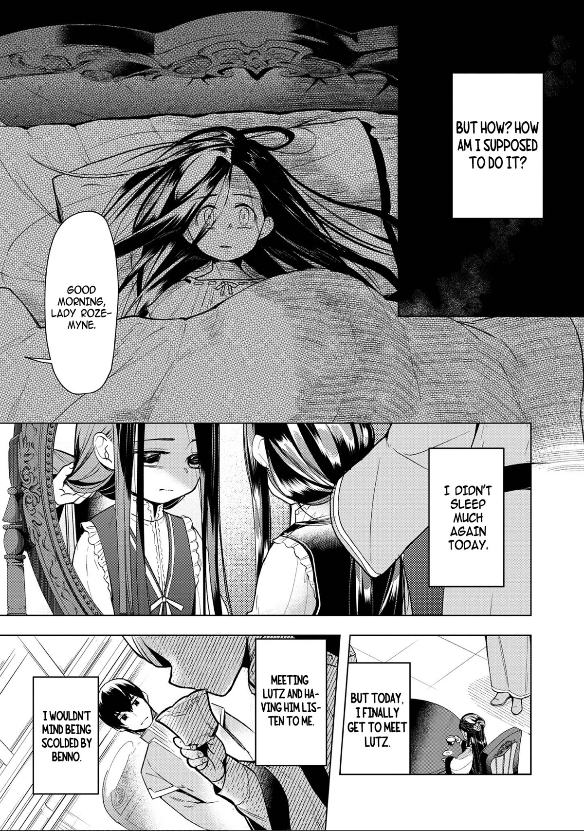 Ascendance of a Bookworm ~I'll do anything to become a librarian~ Part 3 「Let's Spread the Book to the Territory!」 Chapter 28 page 9 - Chapter 28: About The Town Of Hasse