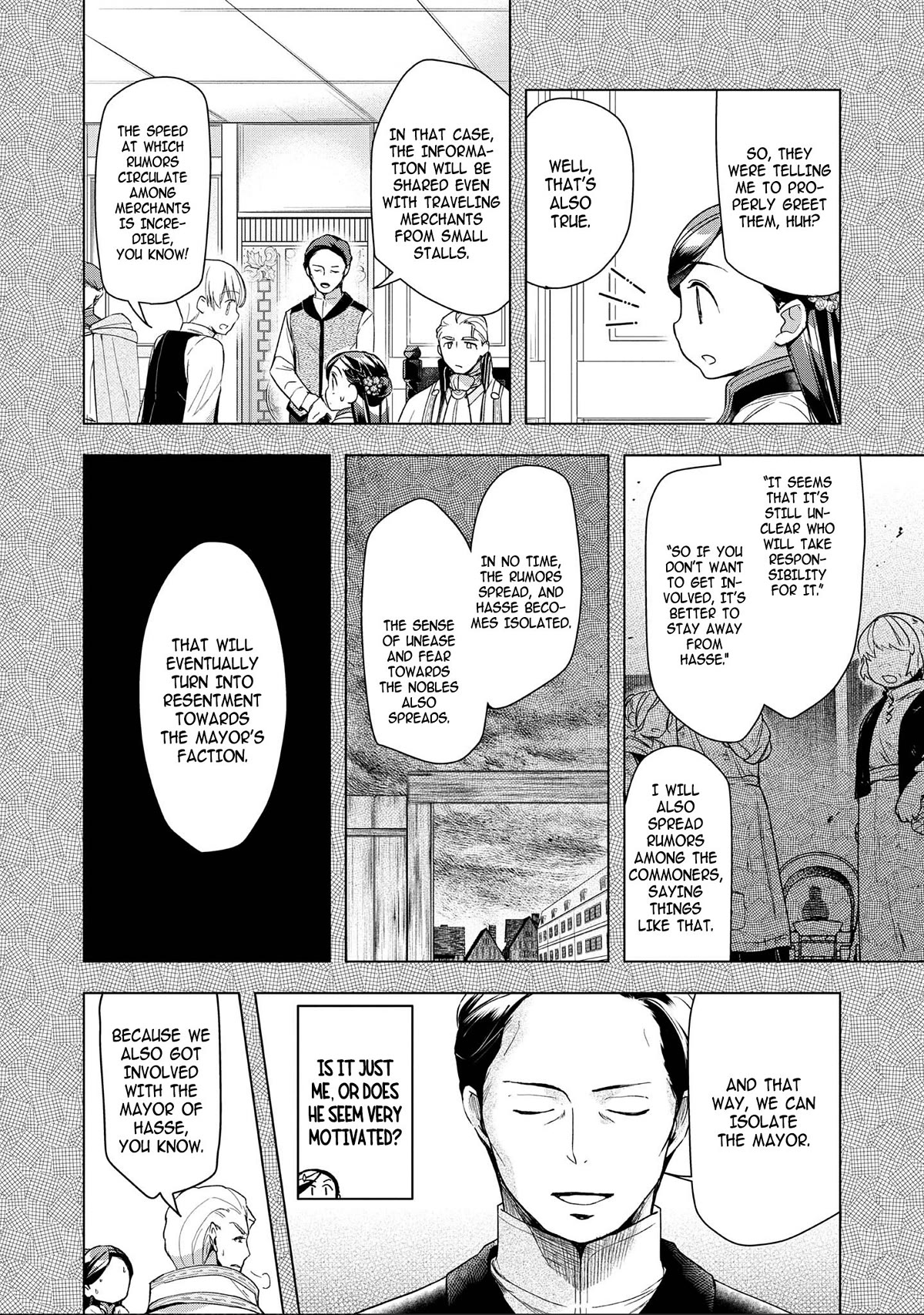 Ascendance of a Bookworm ~I'll do anything to become a librarian~ Part 3 「Let's Spread the Book to the Territory!」 Chapter 29 page 18 - Chapter 29: Negotiations for the Revitalization of Hasse