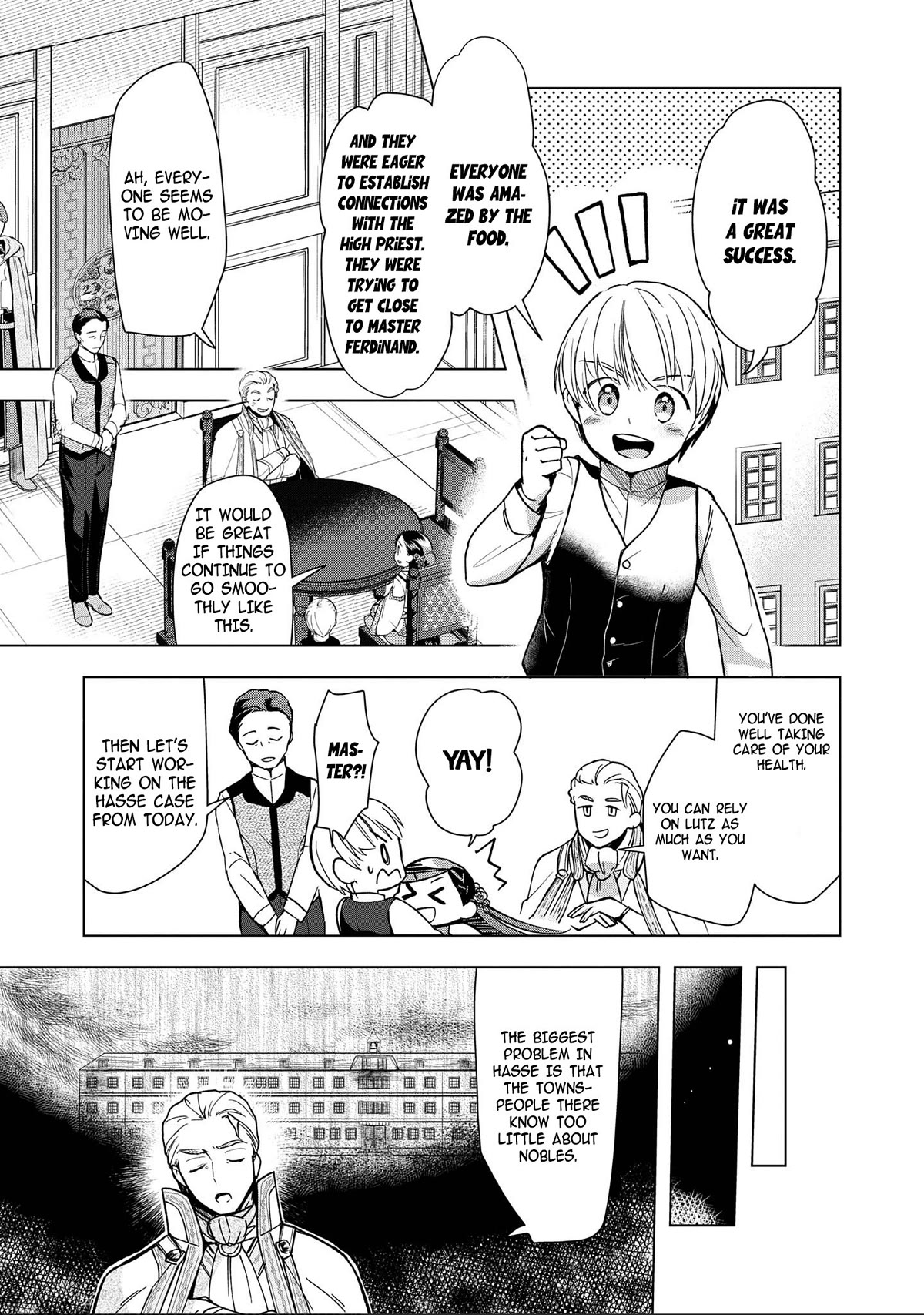Ascendance of a Bookworm ~I'll do anything to become a librarian~ Part 3 「Let's Spread the Book to the Territory!」 Chapter 29 page 3 - Chapter 29: Negotiations for the Revitalization of Hasse