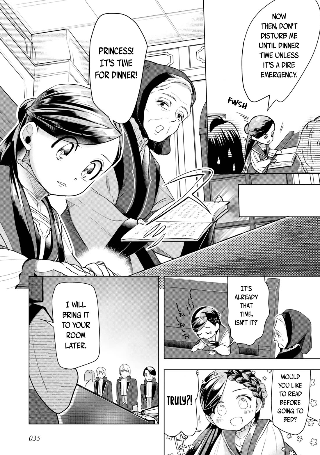 Ascendance of a Bookworm ~I'll do anything to become a librarian~ Part 3 「Let's Spread the Book to the Territory!」 Chapter 30 page 37 - Chapter 30: Wilfried's Learning Environment