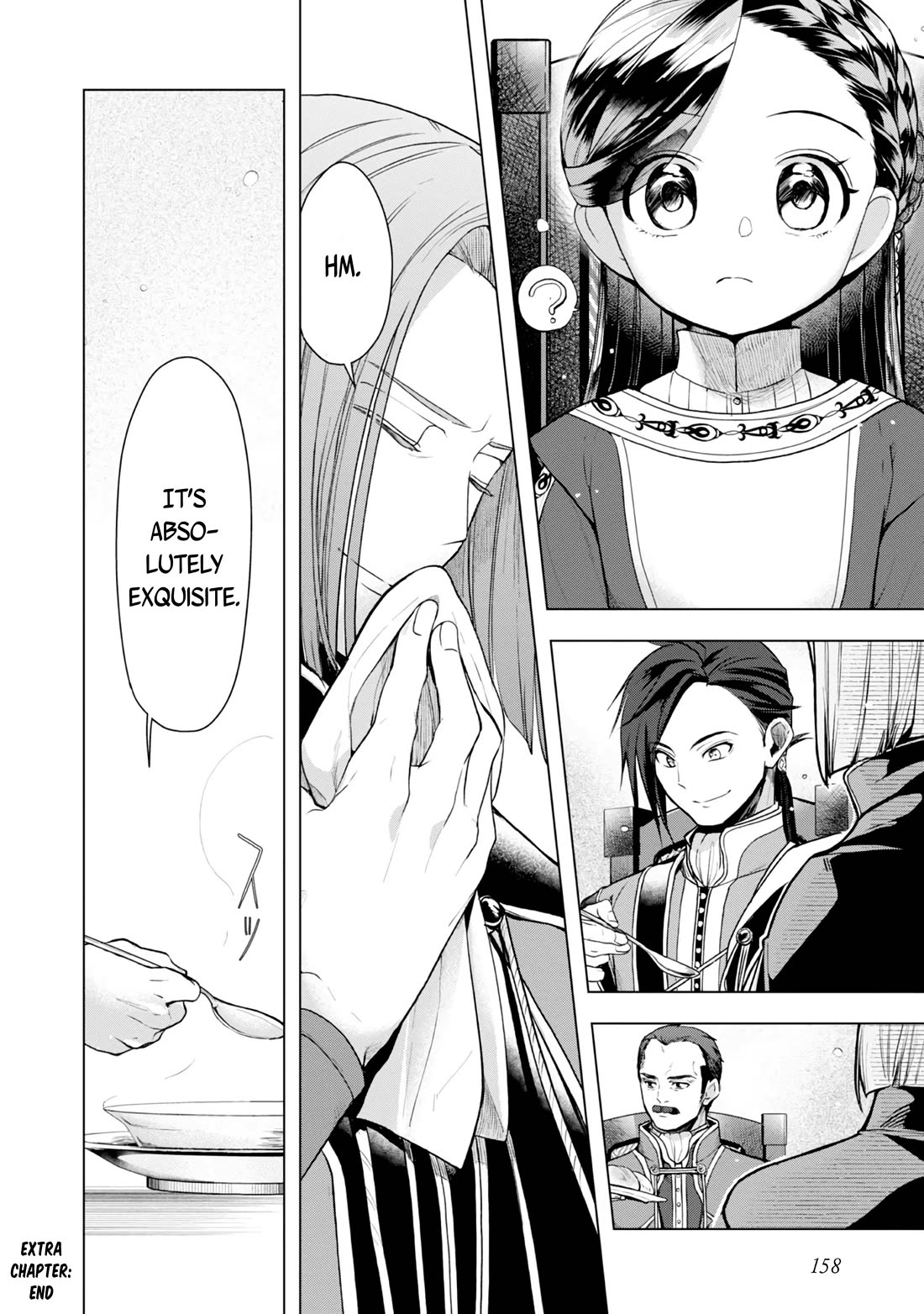 Ascendance of a Bookworm ~I'll do anything to become a librarian~ Part 3 「Let's Spread the Book to the Territory!」 Chapter 34.5 page 4 - Chapter 34.5: Extra - Priest and Soup