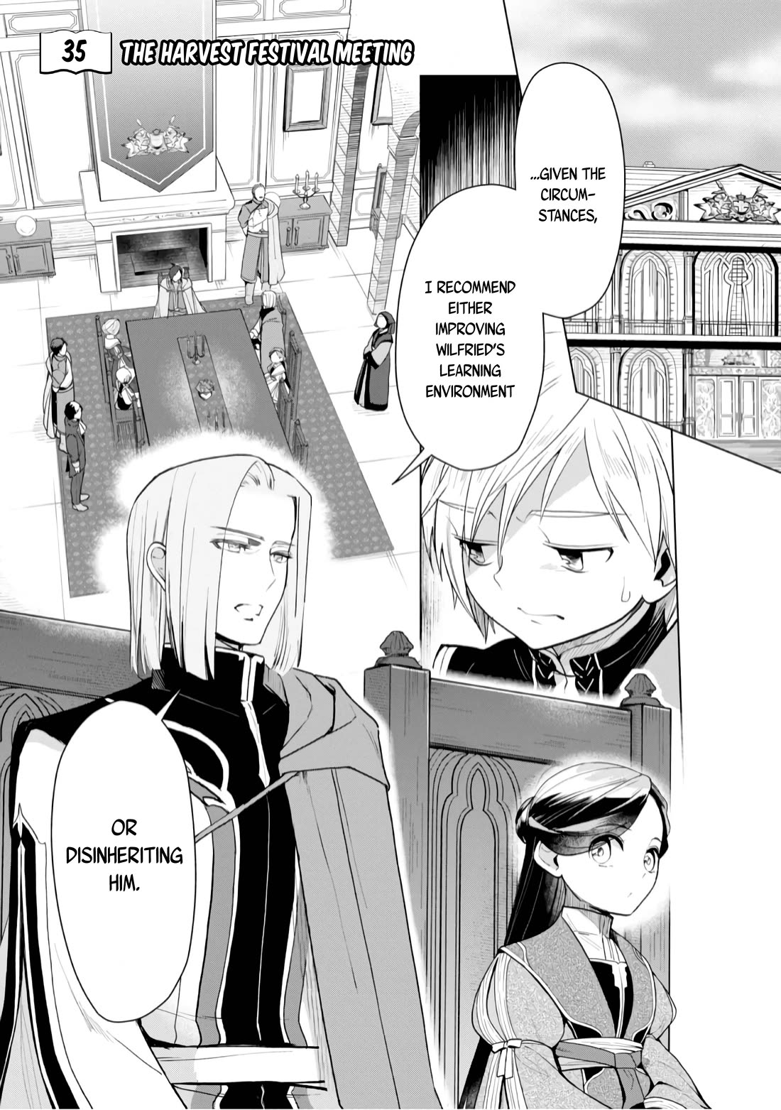 Ascendance of a Bookworm ~I'll do anything to become a librarian~ Part 3 「Let's Spread the Book to the Territory!」 Chapter 35 page 8 - Chapter 35: The Harvest Festival Meeting