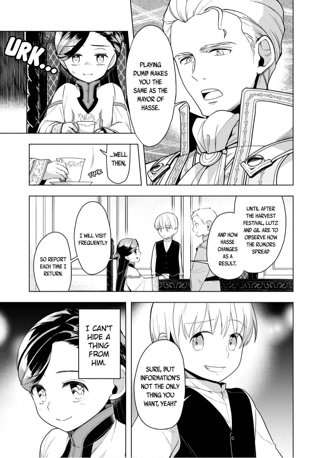 Ascendance of a Bookworm ~I'll do anything to become a librarian~ Part 3 「Let's Spread the Book to the Territory!」 Chapter 37 page 15 - Chapter 37: Rumors of the town of Hasse