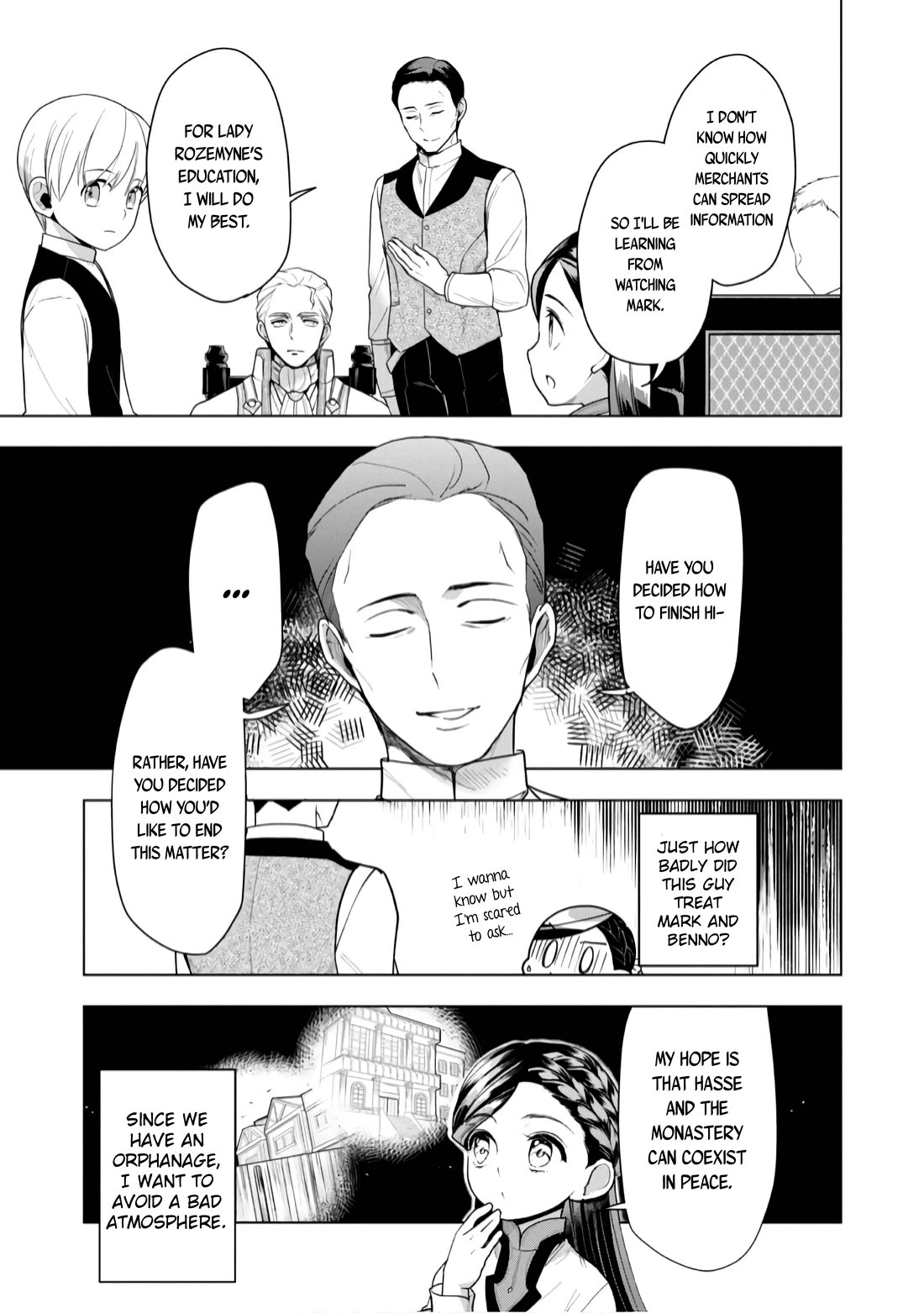 Ascendance of a Bookworm ~I'll do anything to become a librarian~ Part 3 「Let's Spread the Book to the Territory!」 Chapter 37 page 7 - Chapter 37: Rumors of the town of Hasse