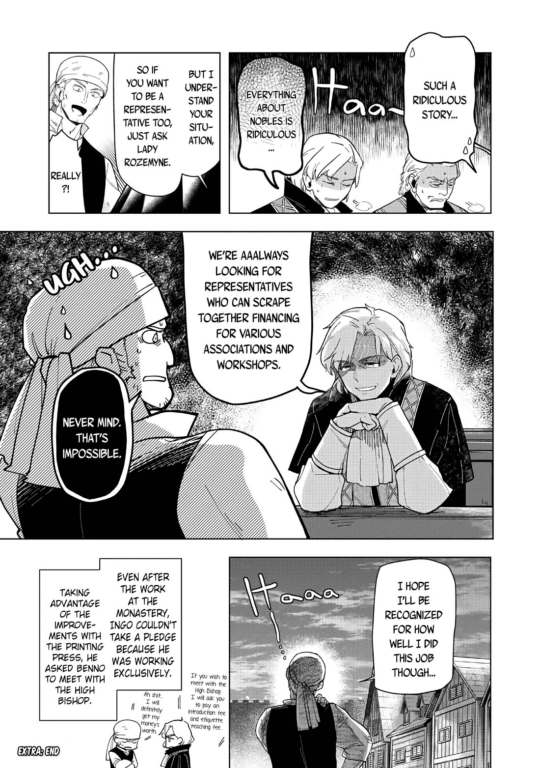 Ascendance of a Bookworm ~I'll do anything to become a librarian~ Part 3 「Let's Spread the Book to the Territory!」 Chapter 43.5 page 4 - Chapter 43.5: The High Bishop's Exclusive Business