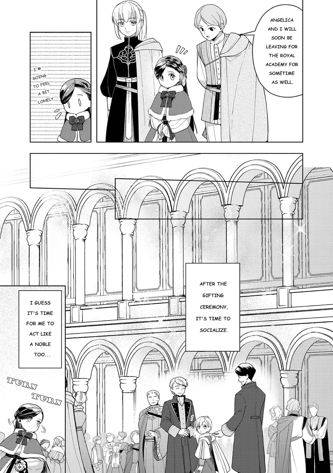 Ascendance of a Bookworm ~I'll do anything to become a librarian~ Part 3 「Let's Spread the Book to the Territory!」 Chapter 45 page 32 - Chapter 45: Debut