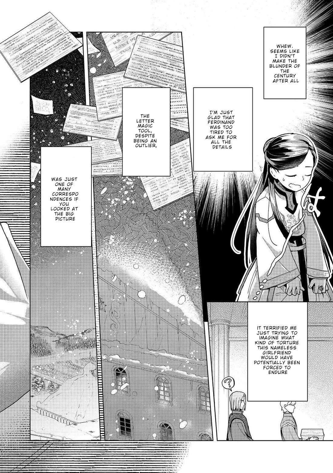 Ascendance of a Bookworm ~I'll do anything to become a librarian~ Part 3 「Let's Spread the Book to the Territory!」 Chapter 48 page 30 - Chapter 48: Dedication ritual