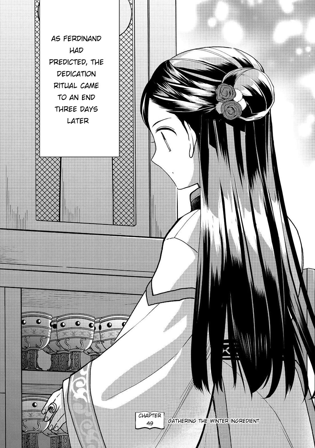 Ascendance of a Bookworm ~I'll do anything to become a librarian~ Part 3 「Let's Spread the Book to the Territory!」 Chapter 49 page 1 - Chapter 49: Gathering the winter ingredient
