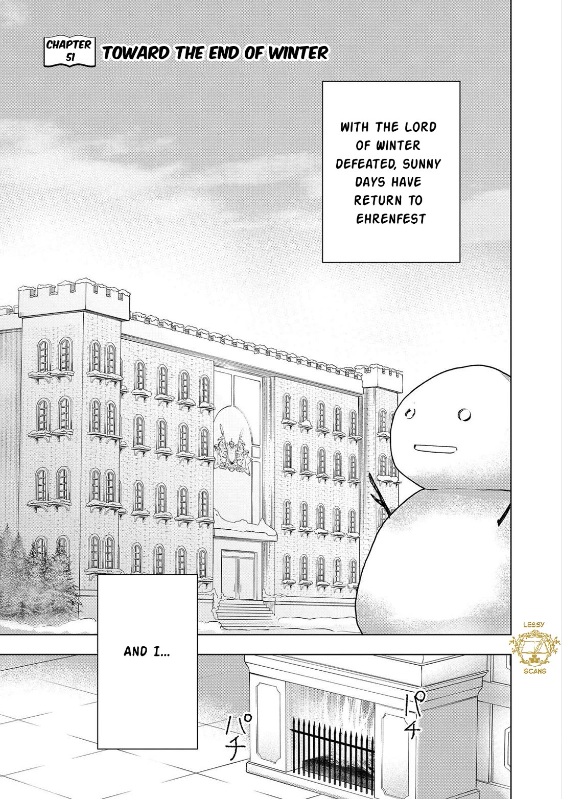 Ascendance of a Bookworm ~I'll do anything to become a librarian~ Part 3 「Let's Spread the Book to the Territory!」 Chapter 51 page 2 - Chapter 51: Toward The End Of Winter